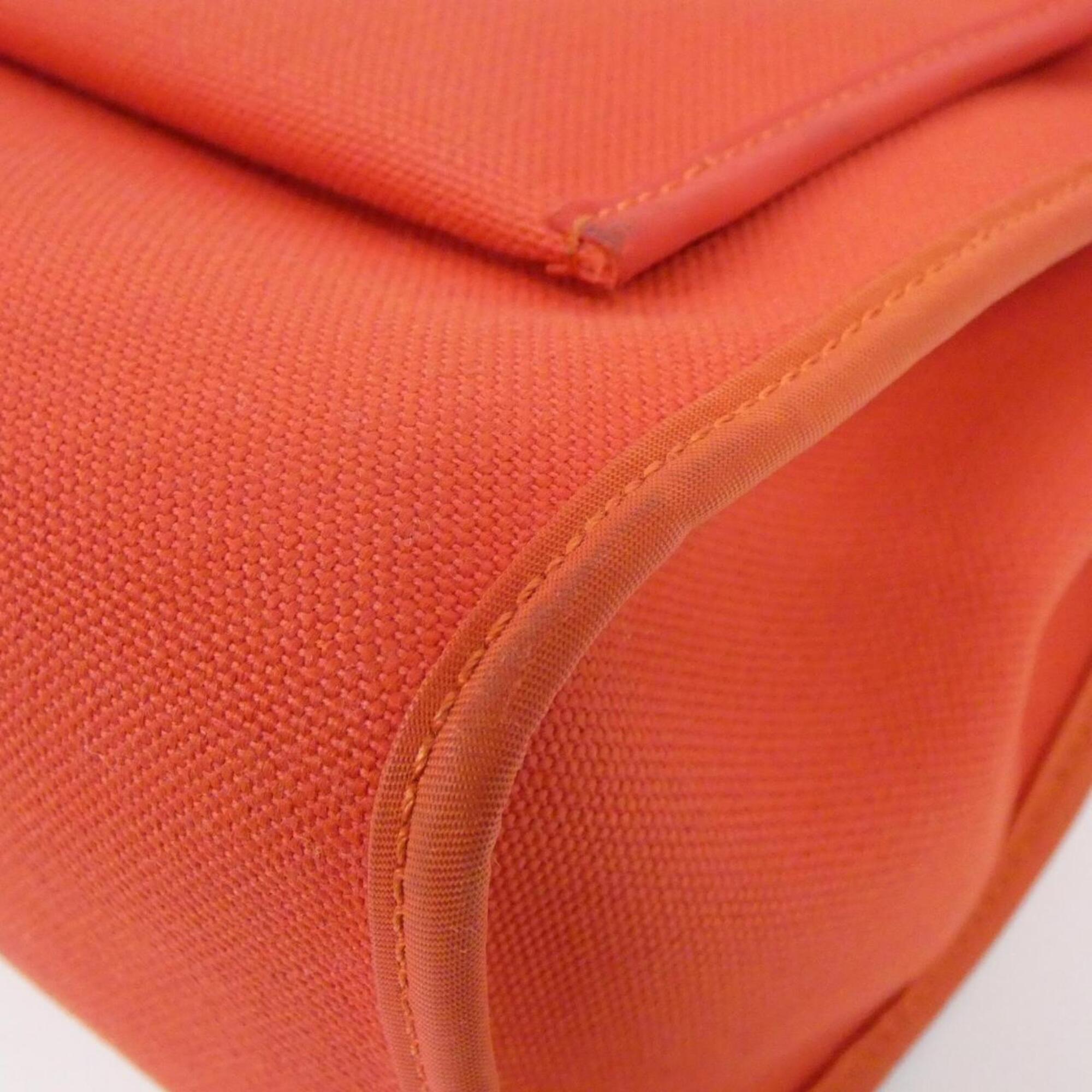 Hermes Fauve Red Color Leather Handbag (Pre-Owned)