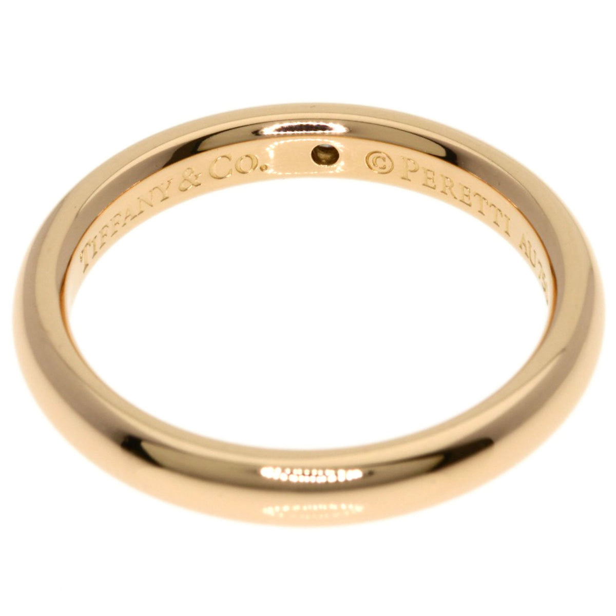 Tiffany Pink Gold (18K) Band Ring (Pre-Owned)