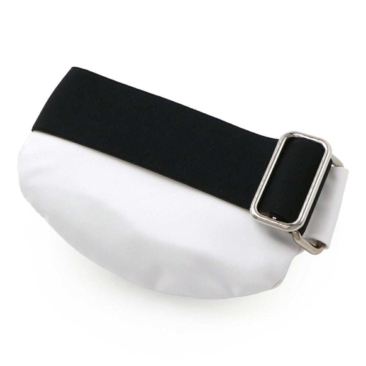 Prada White Nylon Leather Pouch (Pre-Owned)
