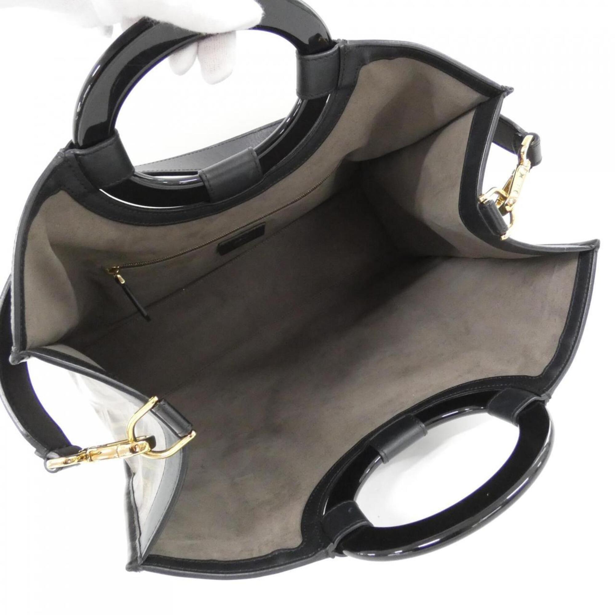 Fendi Brown Coated Canvas Leather Handbag (Pre-Owned)