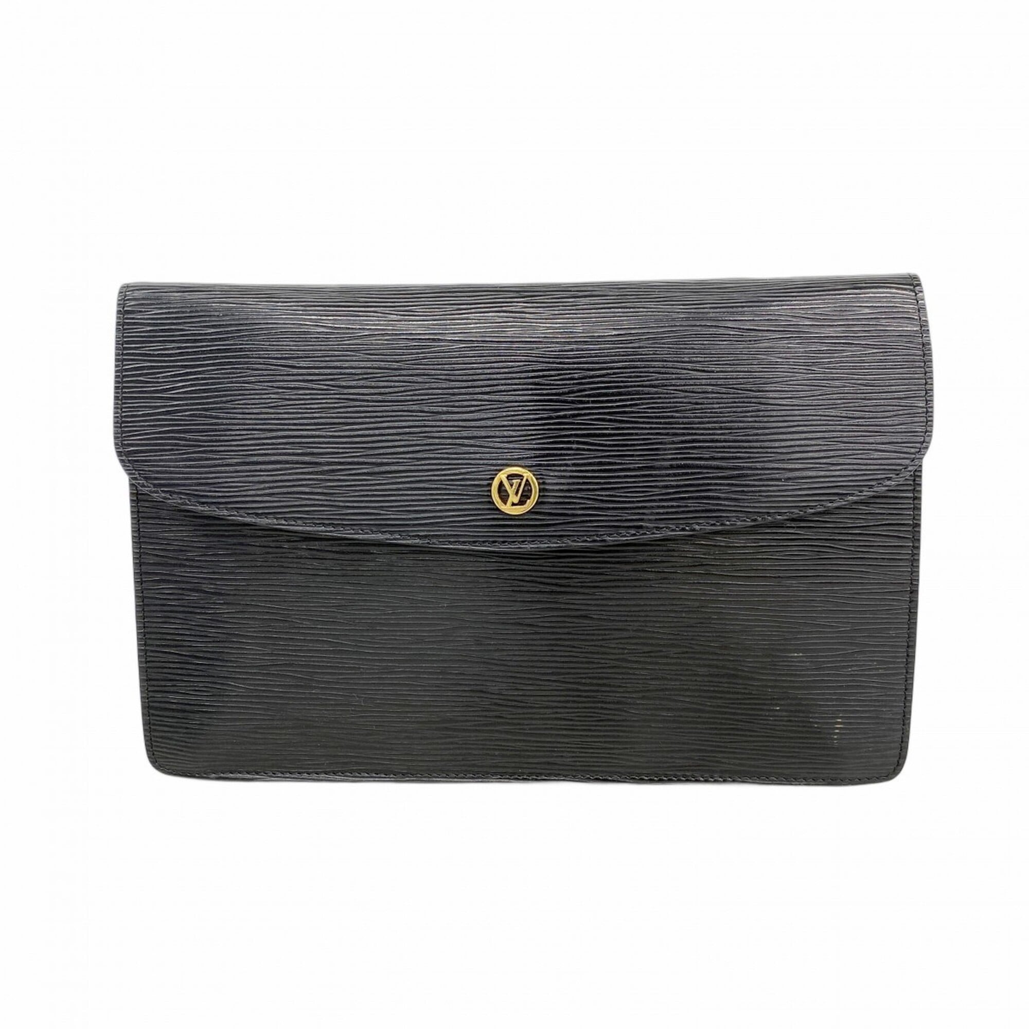 Louis Vuitton Noir Clutch Bag (Pre-Owned)