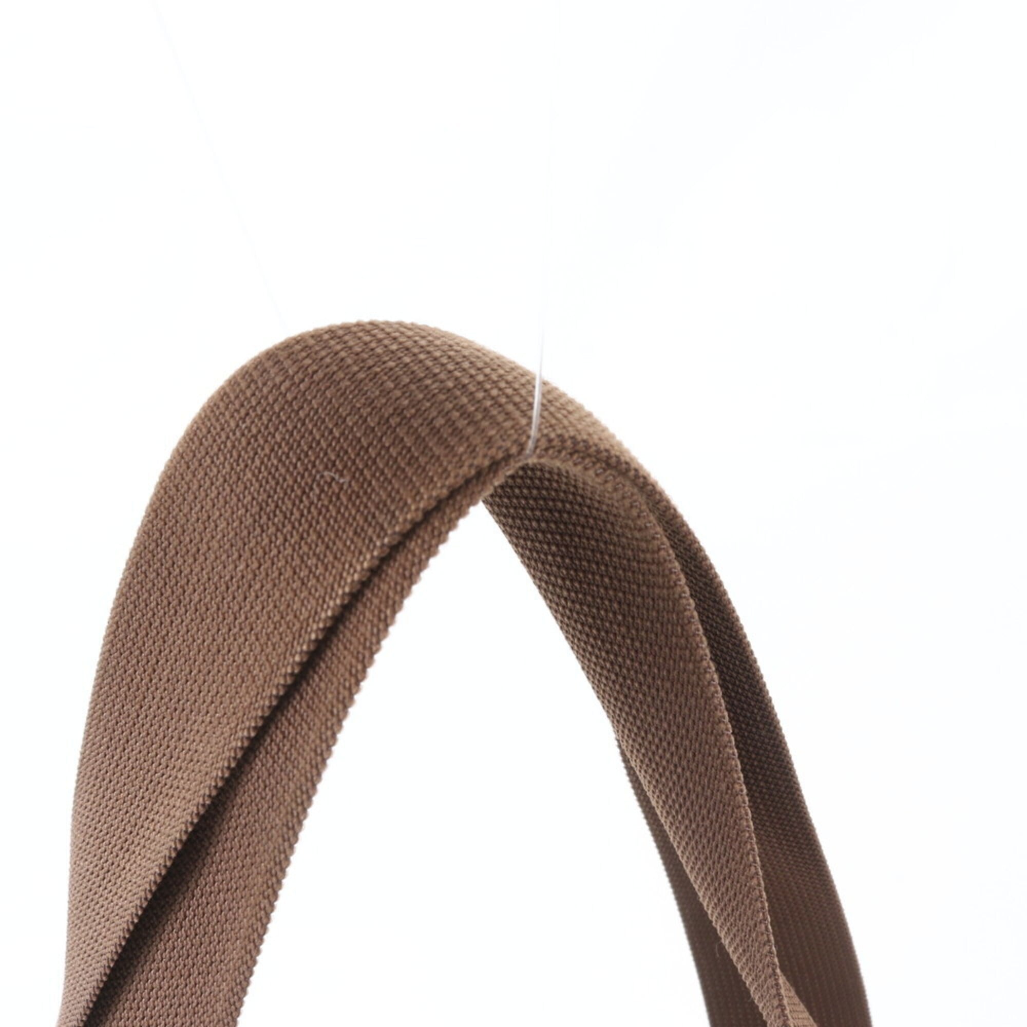 Gucci Beige Brown Leather Canvas Shoulder Bag Tote Bag (Pre-Owned)