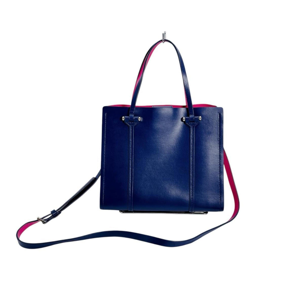 Kate Spade Blue Pink Leather Handbag (Pre-Owned)