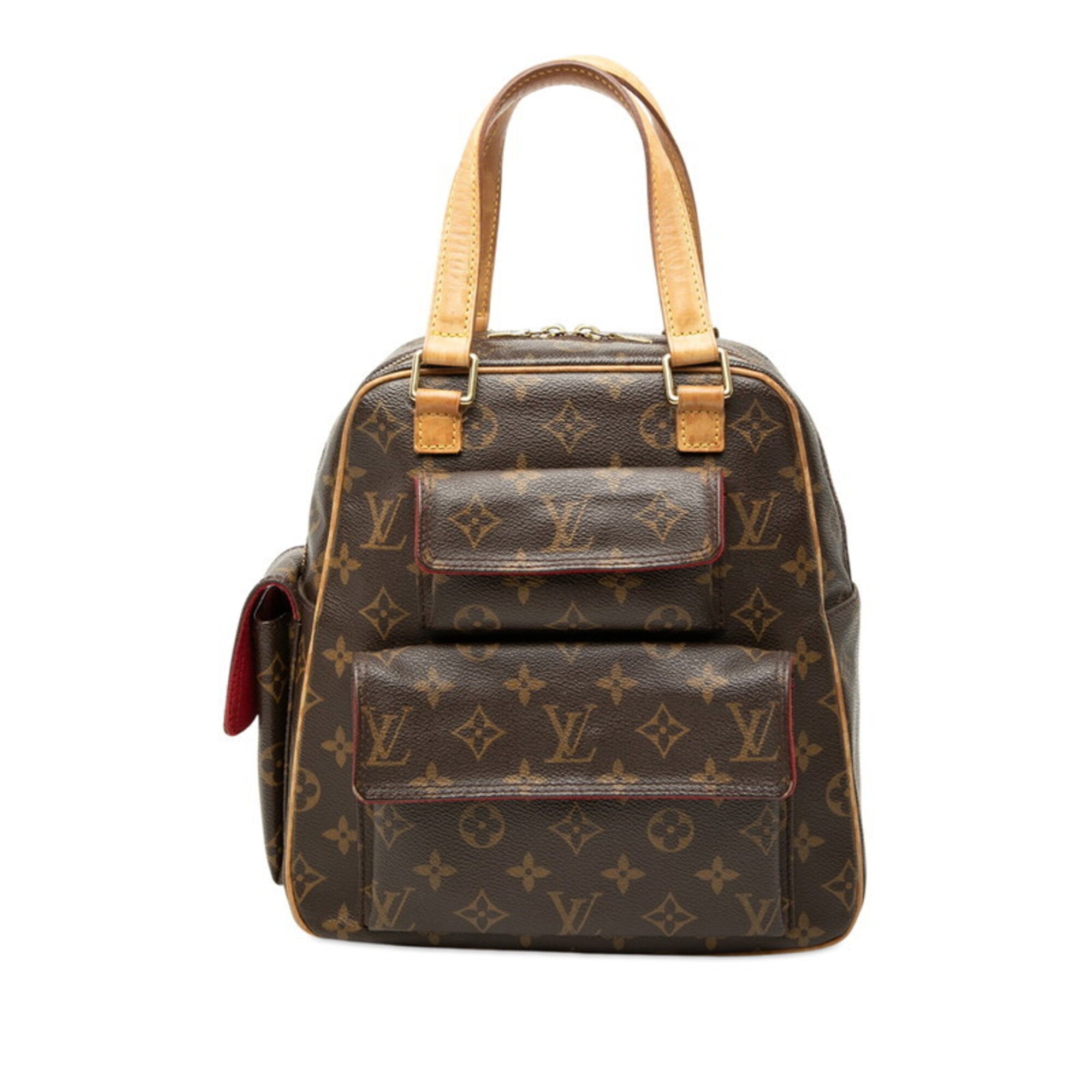 Louis Vuitton Brown Pvc Leather Handbag (Pre-Owned)