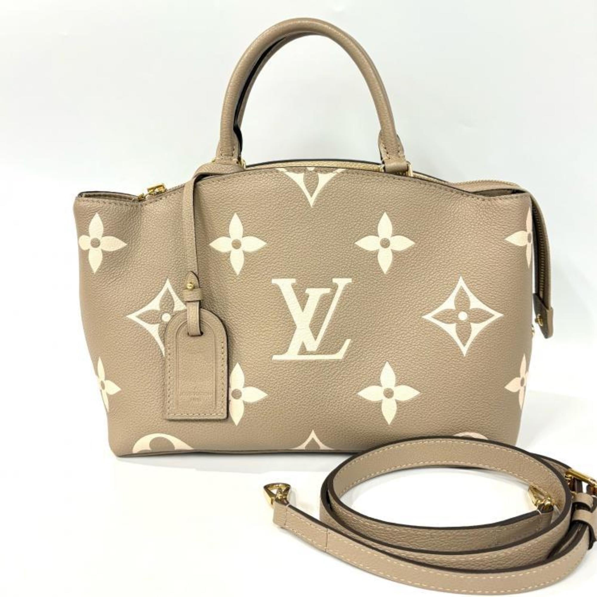 Louis Vuitton Beige Ivory Tourterelle Monogram Empreinte Handbag (Pre-Owned)
