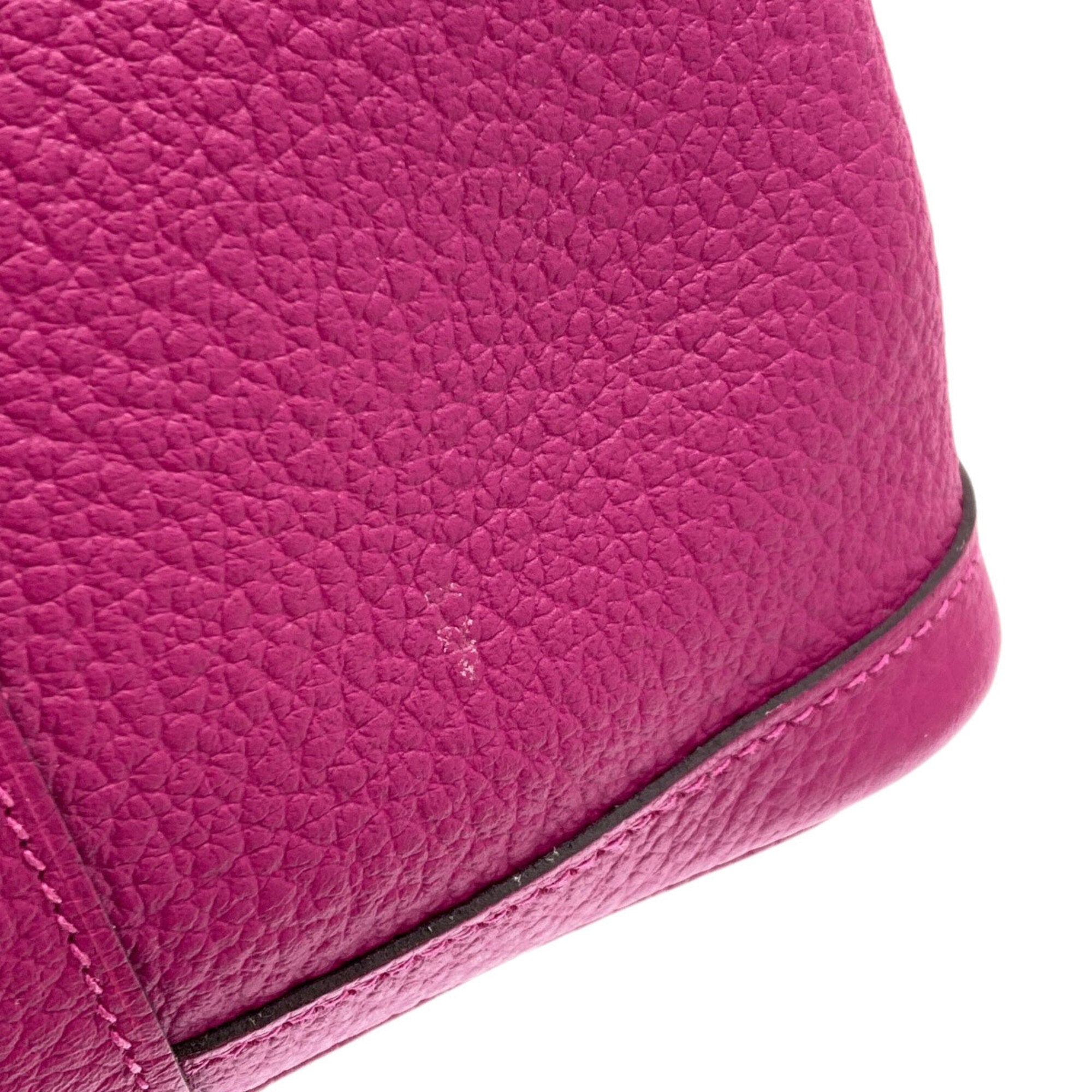 Hermes Pink Purple Negonda Leather Handbag (Pre-Owned)
