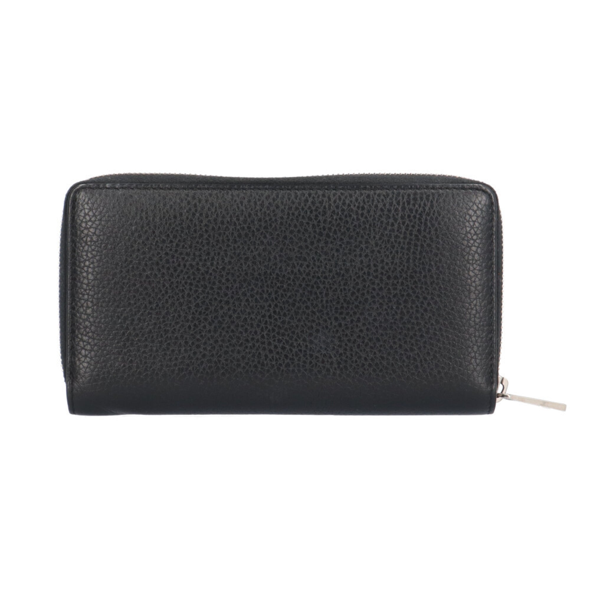 Gucci Black Leather Coin Purse/Coin Case (Pre-Owned)