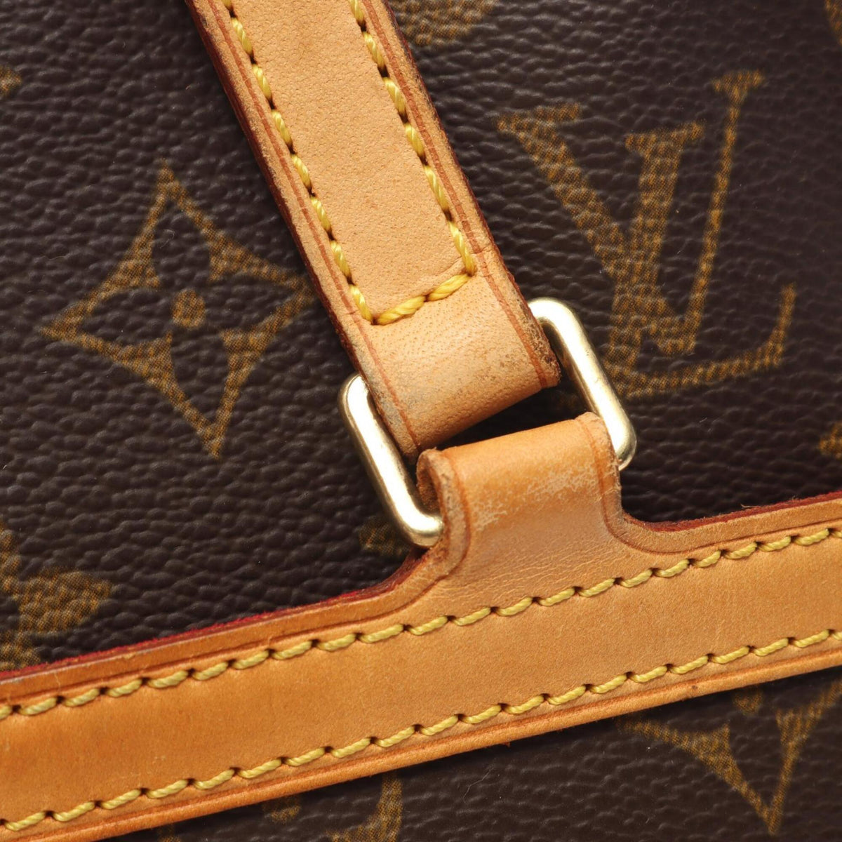 Louis Vuitton Monogram Brown Monogram Leather Shoulder Bag (Pre-Owned)
