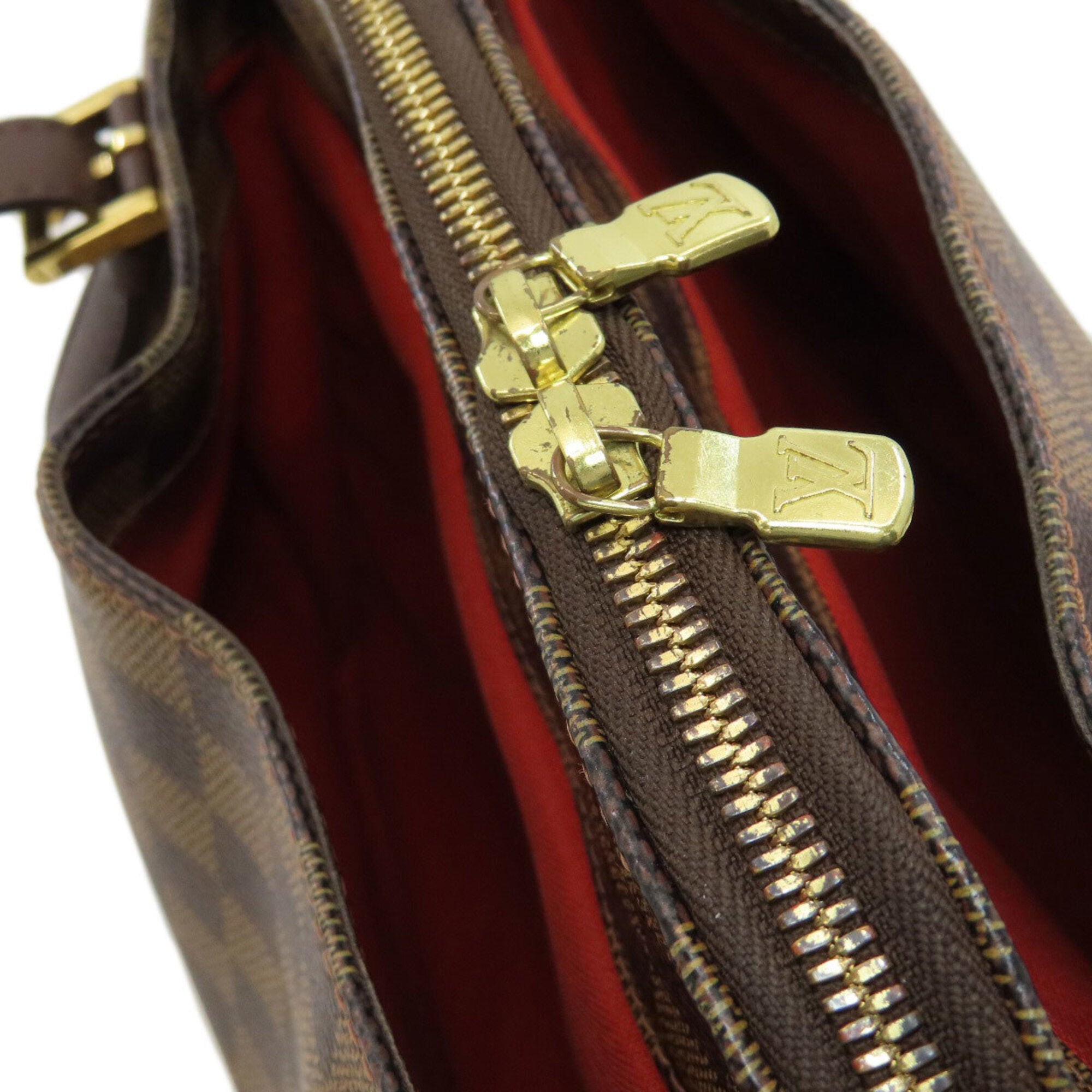Louis Vuitton Damier Canvas Ebene Damier Canvas Handbag (Pre-Owned)