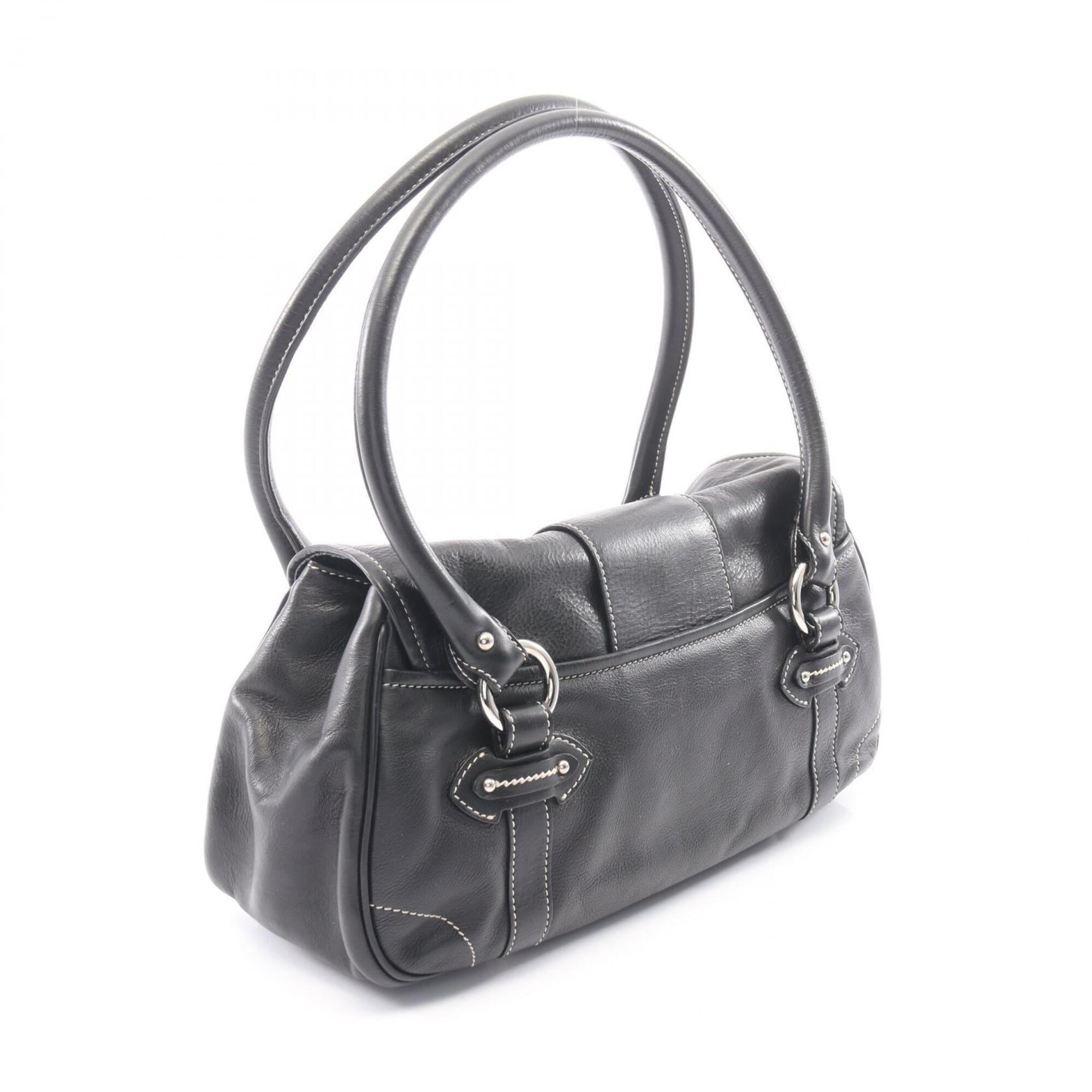 Christian Dior Black Leather Handbag (Pre-Owned)