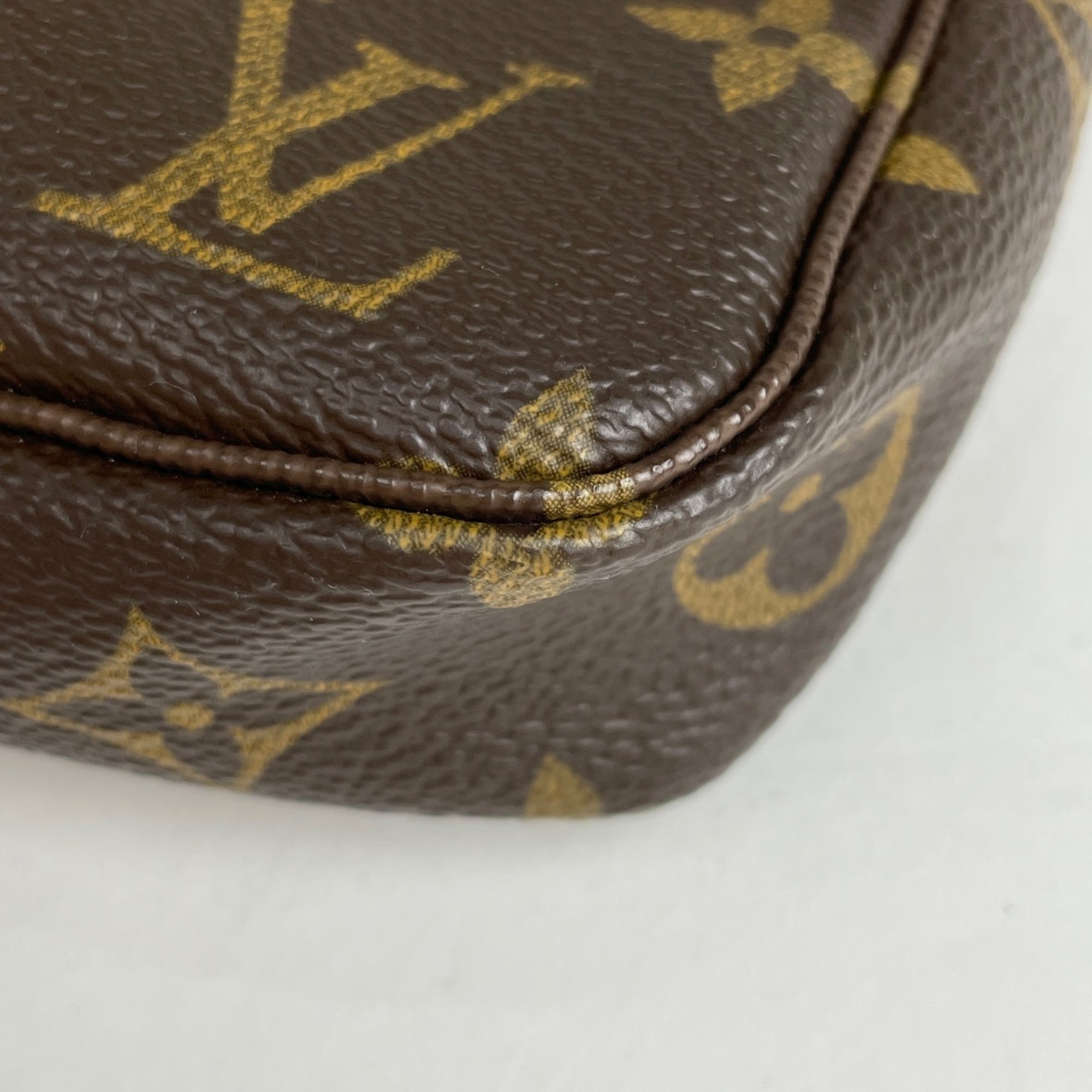 Louis Vuitton Brown Monogram Pochette Pouch (Pre-Owned)