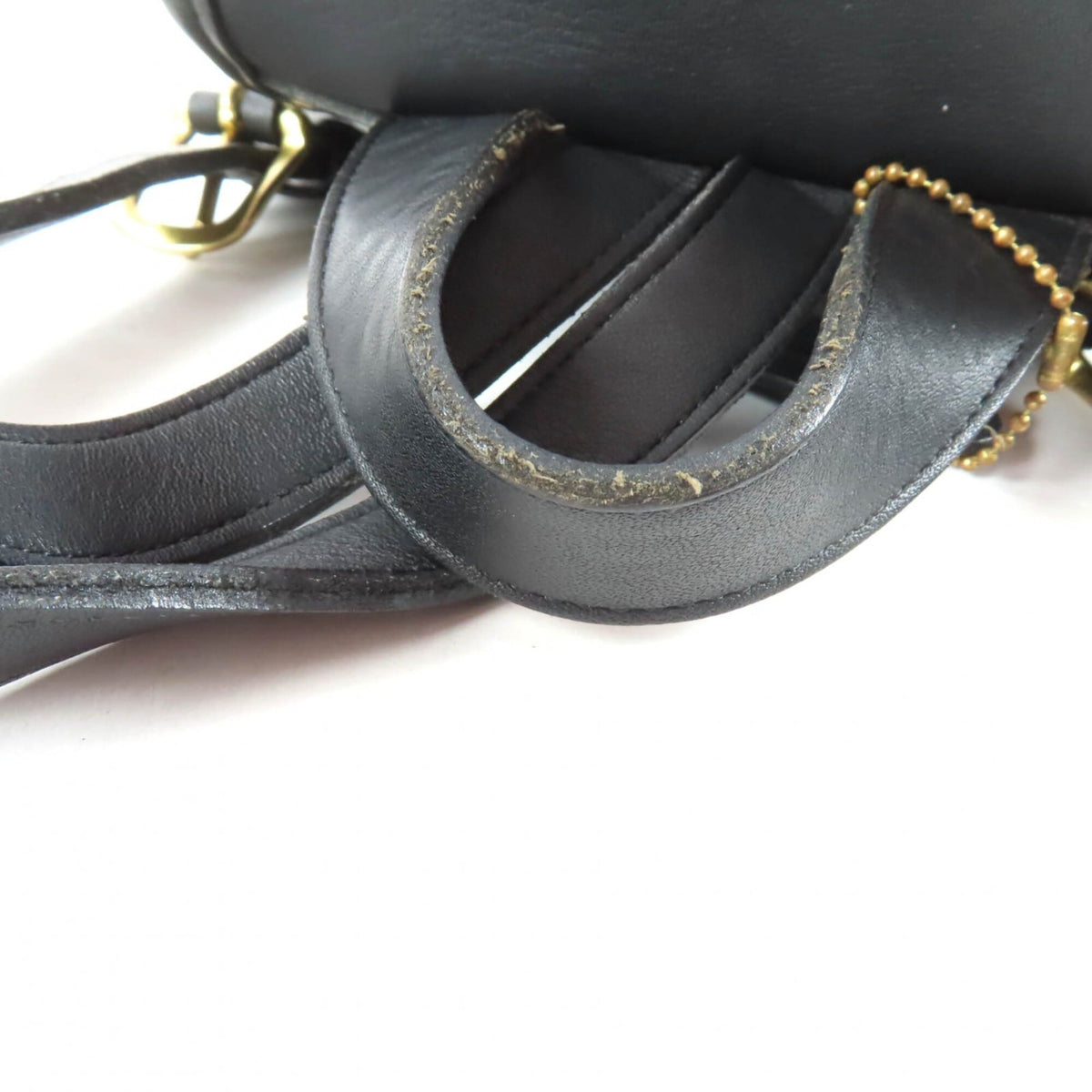 Coach Gold Leather Backpack (Pre-Owned)