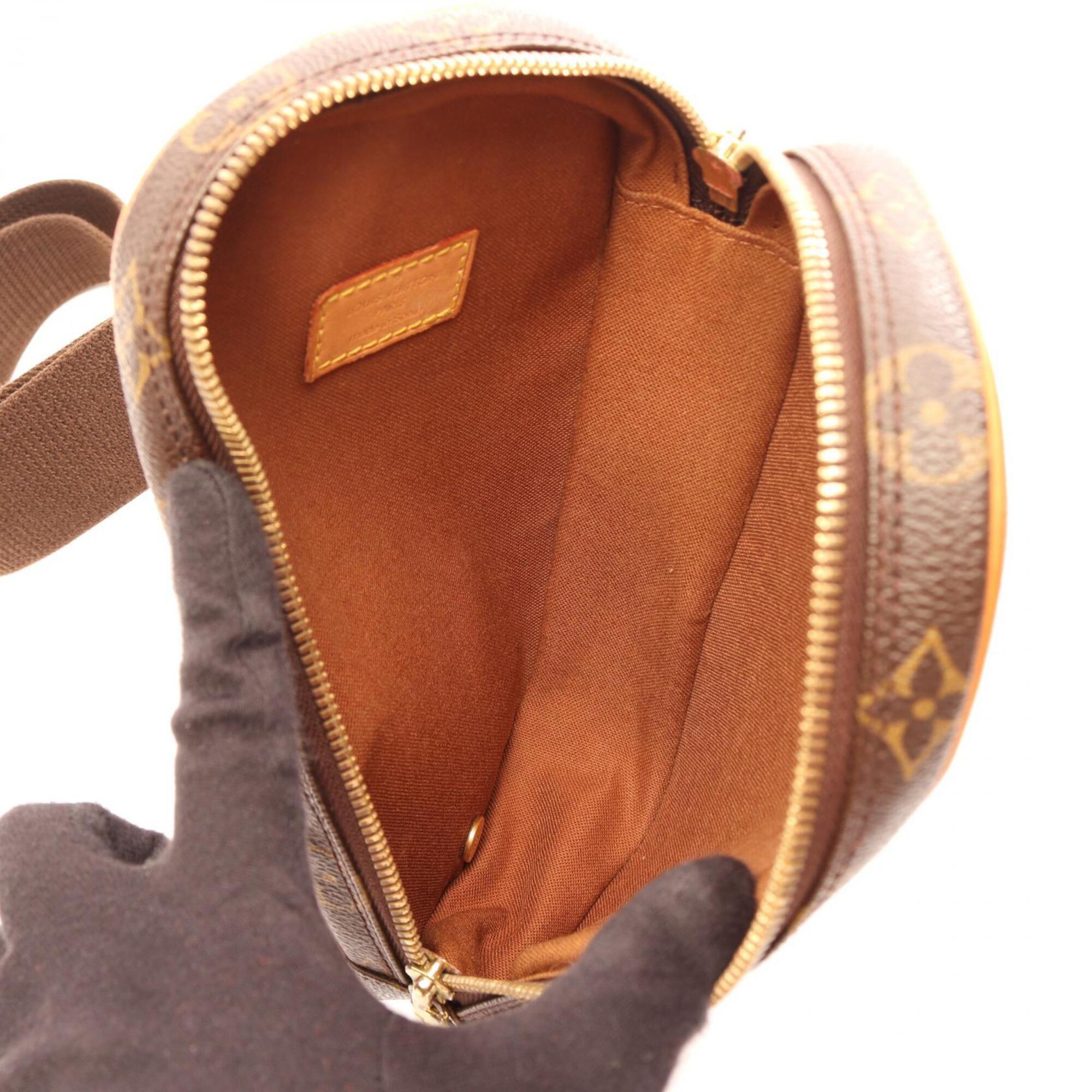 Louis Vuitton Brown Pvc Leather Fanny Pack Handbag (Pre-Owned)