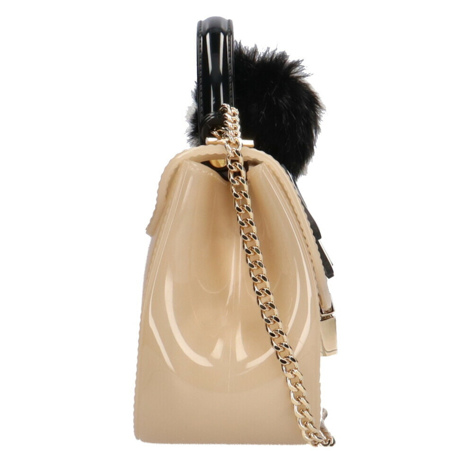 Furla Candy Beige Pvc Shoulder Bag (Pre-Owned)