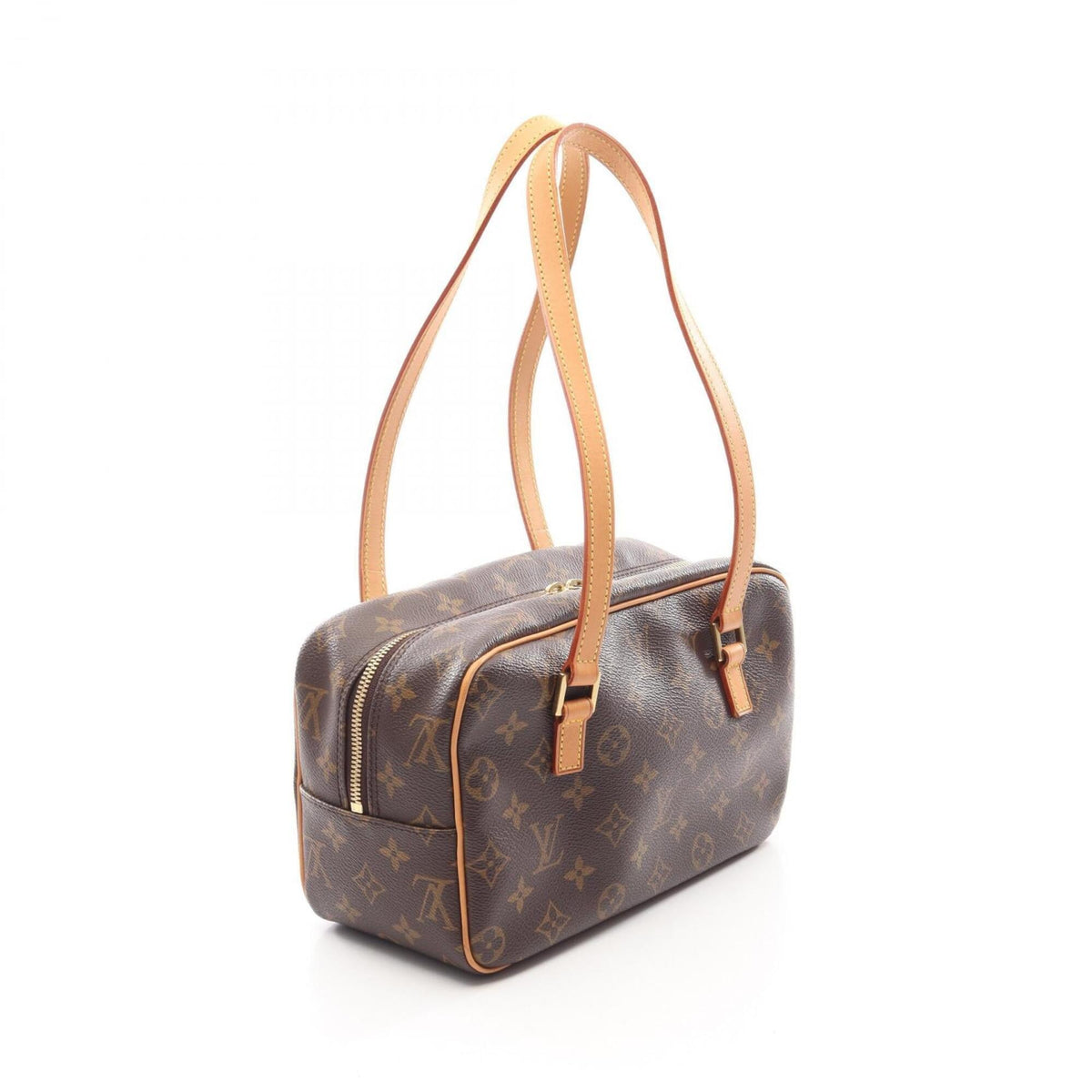 Louis Vuitton Brown Monogram Pvc Coated Canvas Leather Handbag Shoulder Bag (Pre-Owned)