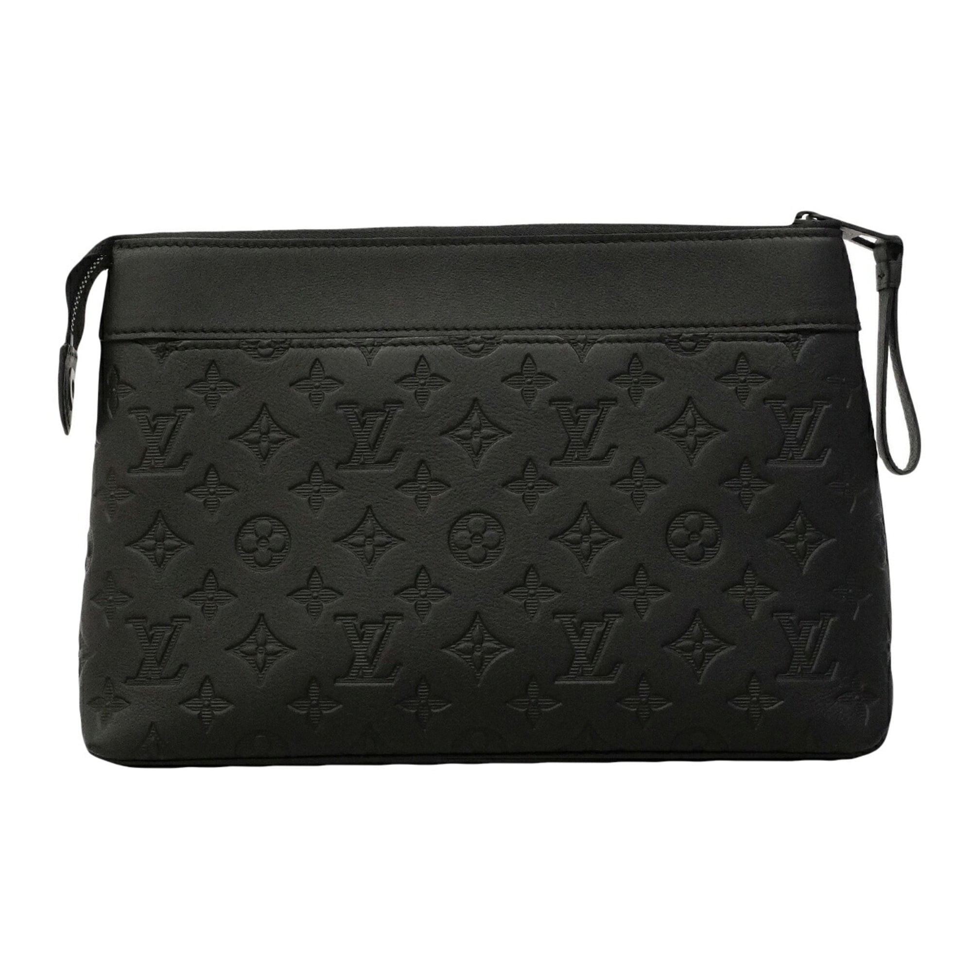 Louis Vuitton Black Clutch Bag (Pre-Owned)