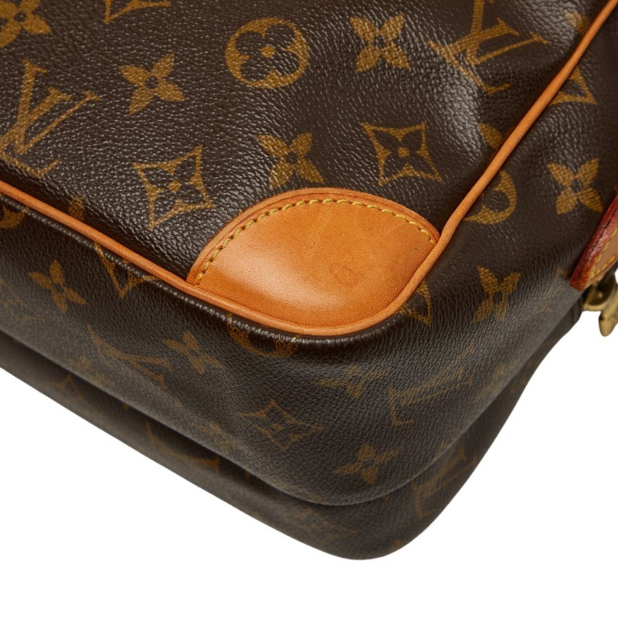 Louis Vuitton Brown Pvc Leather Shoulder Bag (Pre-Owned)