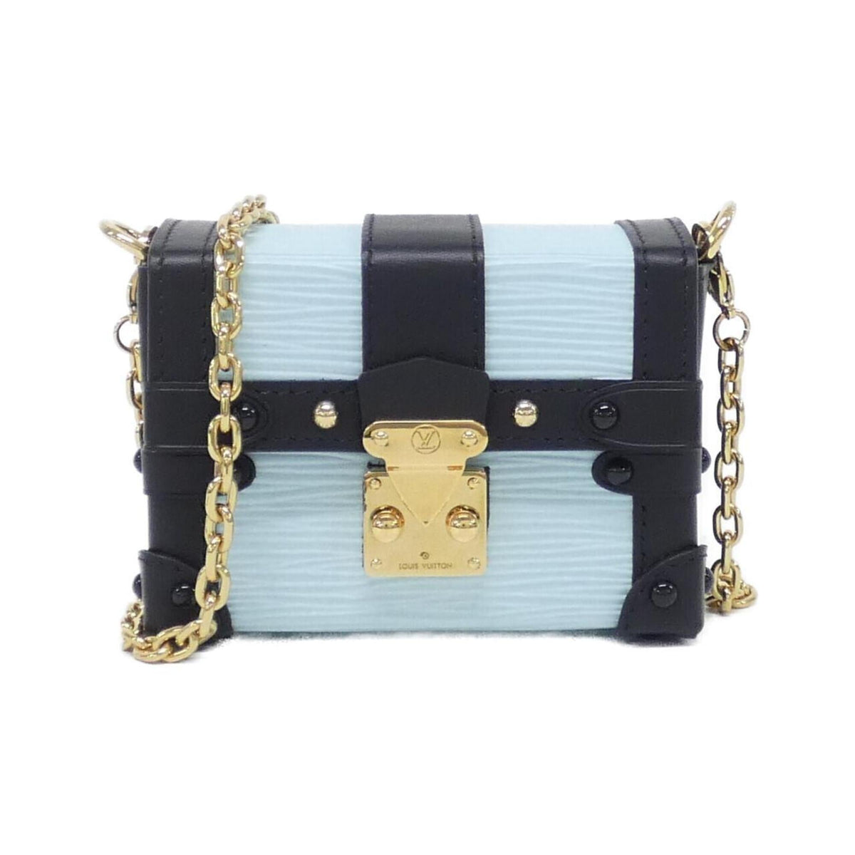 Louis Vuitton Turquoise Leather Shoulder Bag (Pre-Owned)