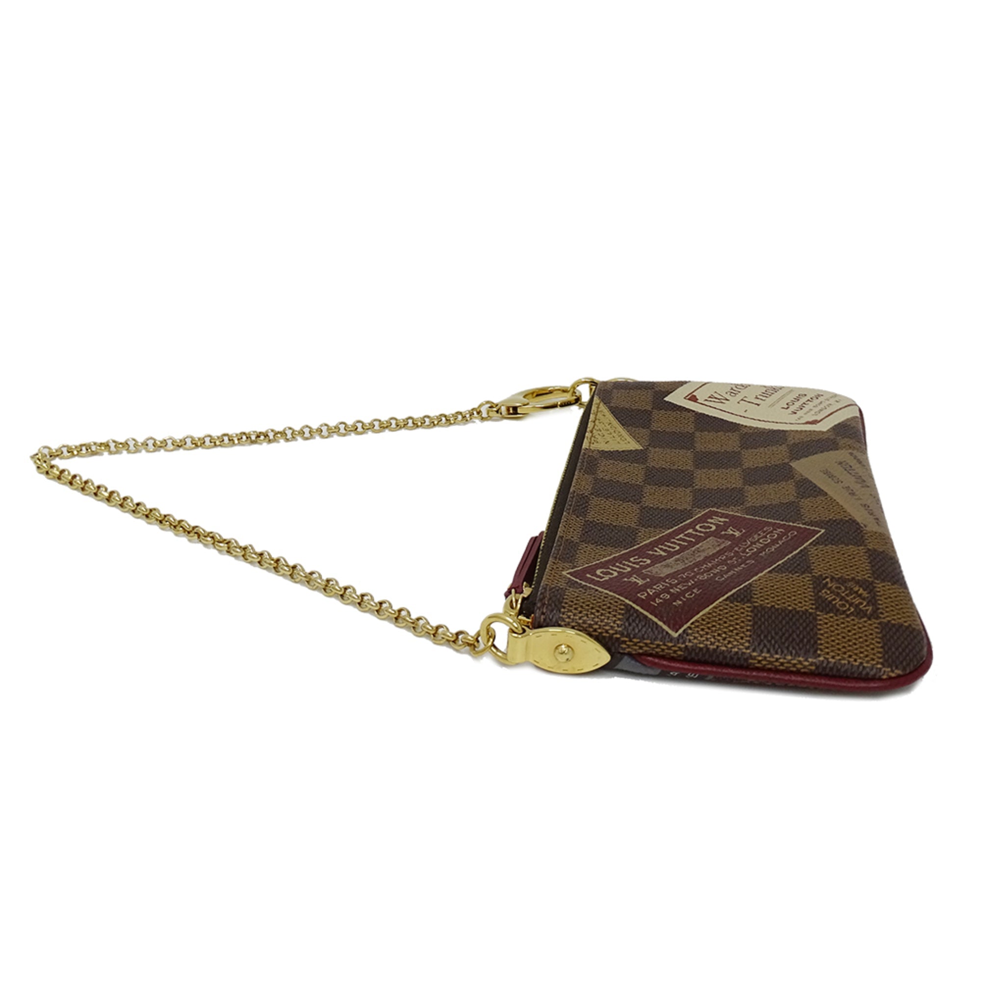 Louis Vuitton Brown Damier Canvas Damier Canvas Handbag Pouch (Pre-Owned)