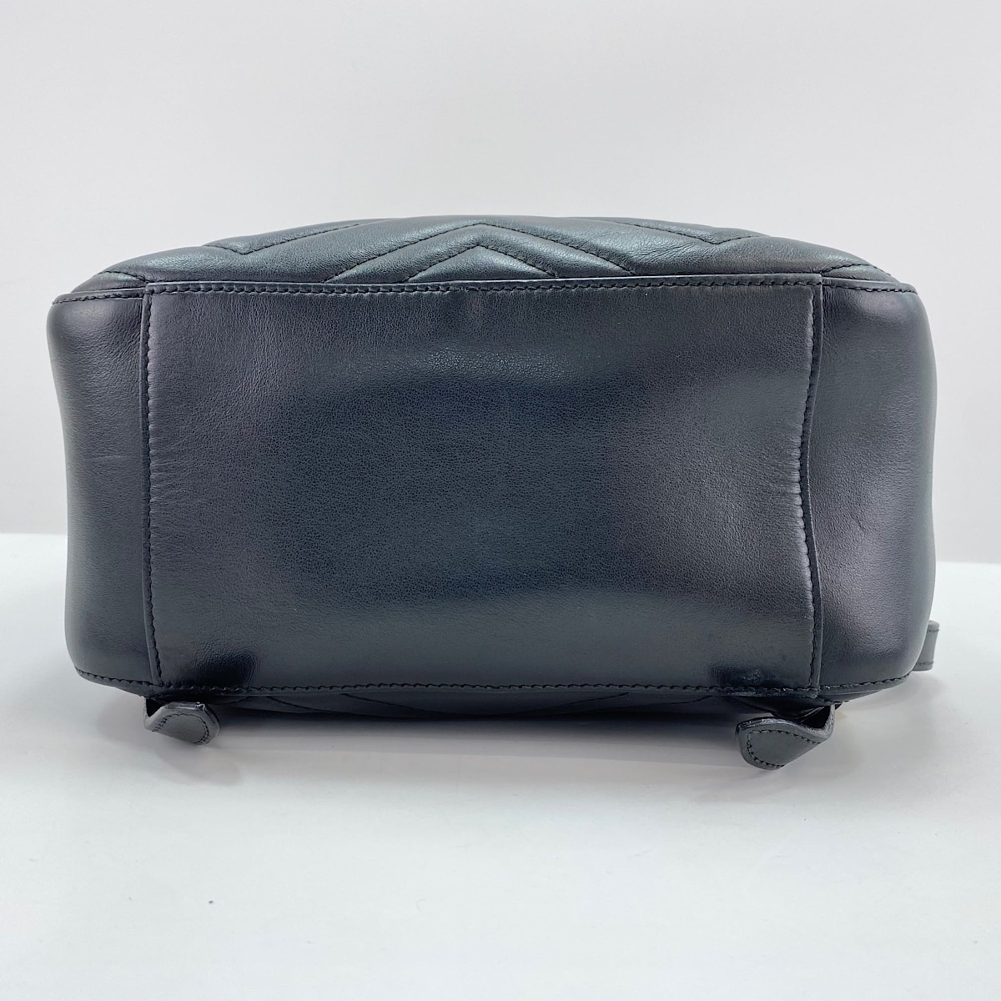 Gucci Gg Marmont Black Backpack (Pre-Owned)