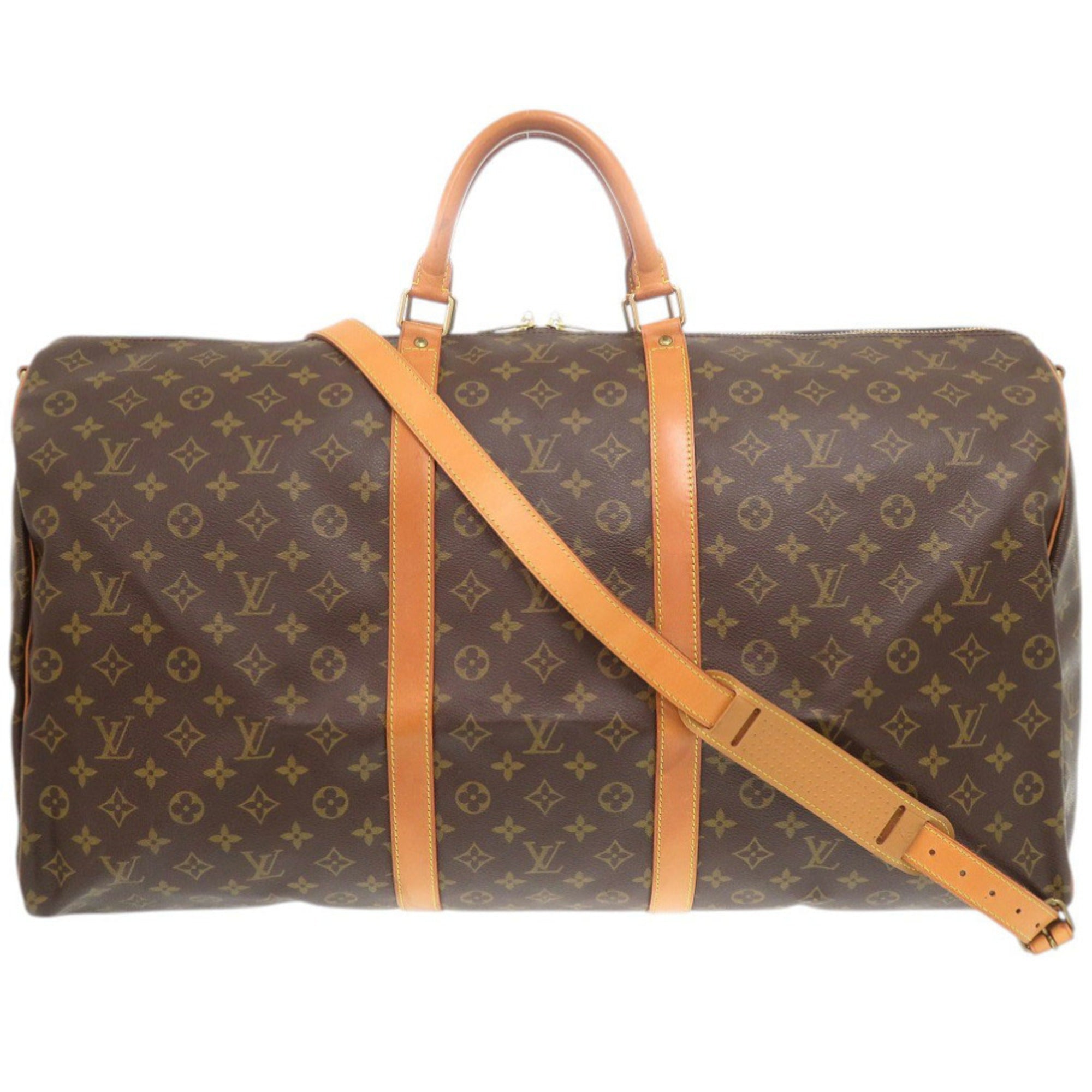 Louis Vuitton Brown Monogram Monogram Boston Bag (Pre-Owned)