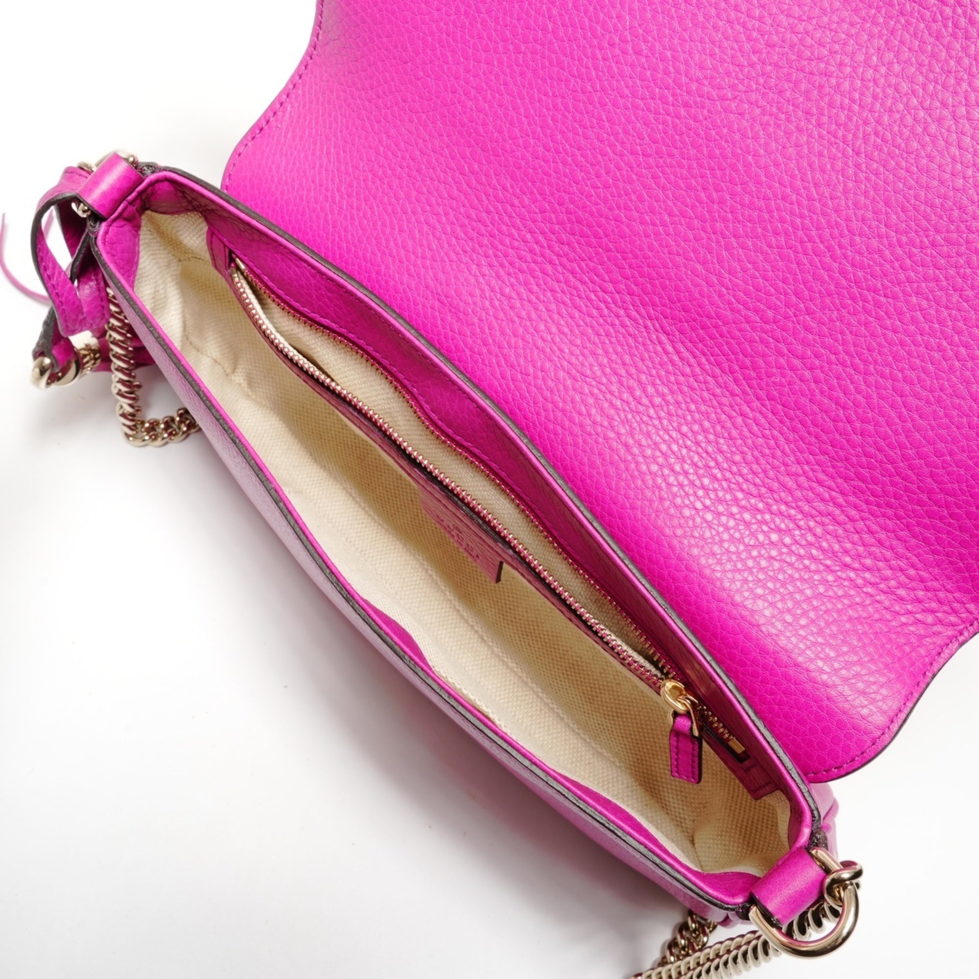 Gucci Soho Pink Shoulder Bag (Pre-Owned)