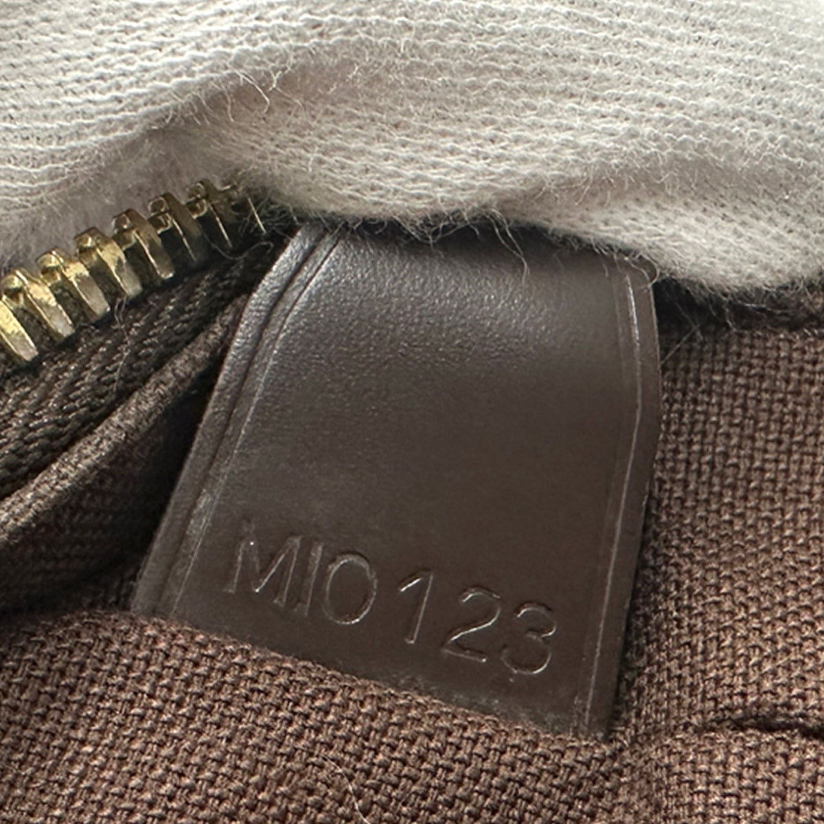 Louis Vuitton Brown Damier Canvas Ebene Damier Canvas Handbag Shoulder Bag (Pre-Owned)