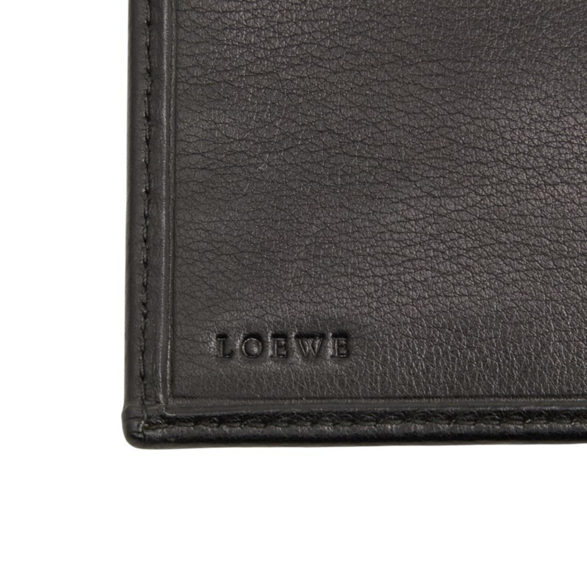 Loewe Black Leather Wallet (Bi-Fold) (Pre-Owned)