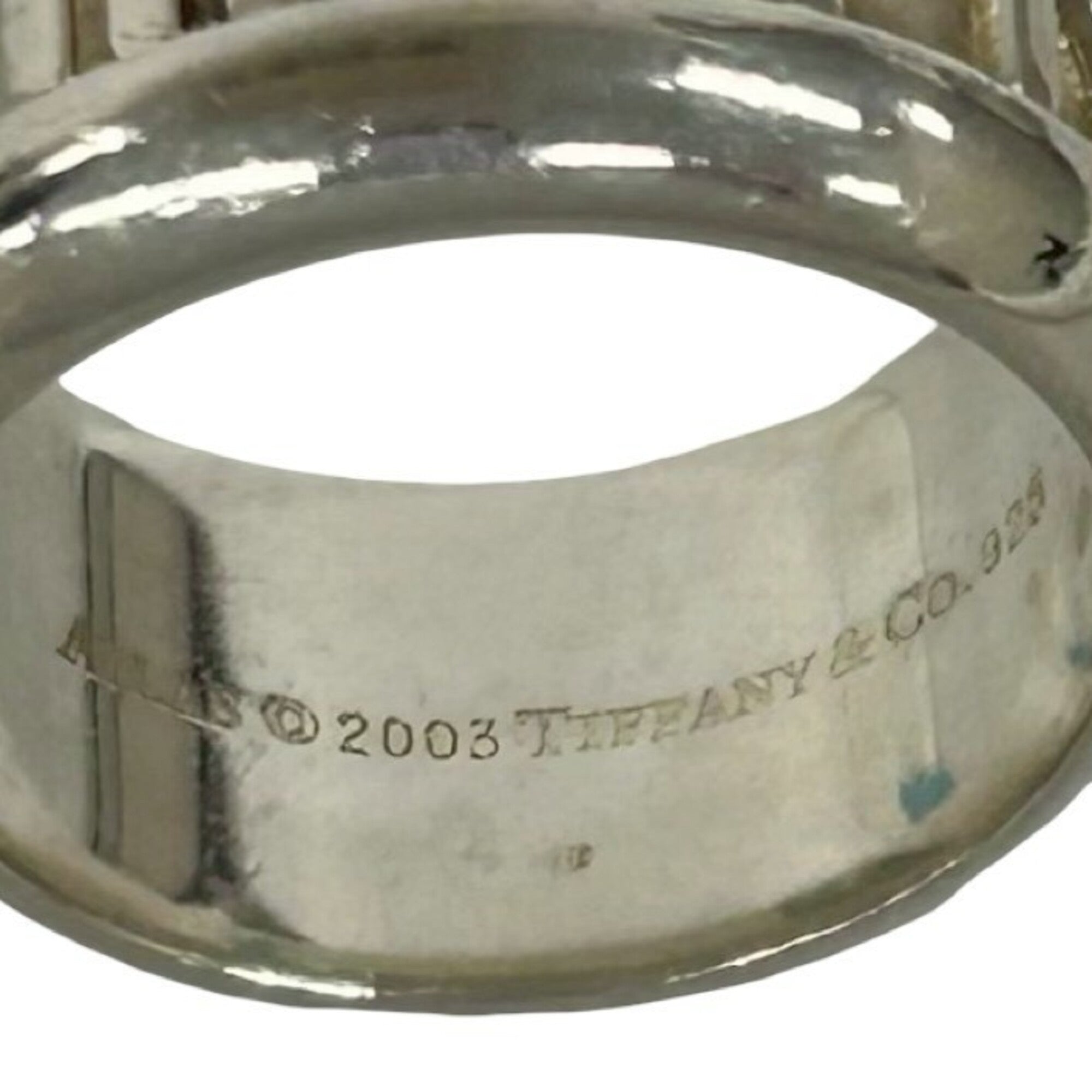 Tiffany Silver Silver 925 Band Ring (Pre-Owned)