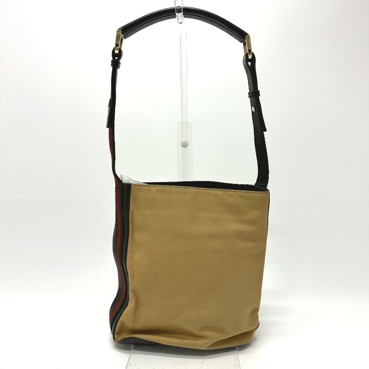 Gucci Beige Leather Shoulder Bag (Pre-Owned)