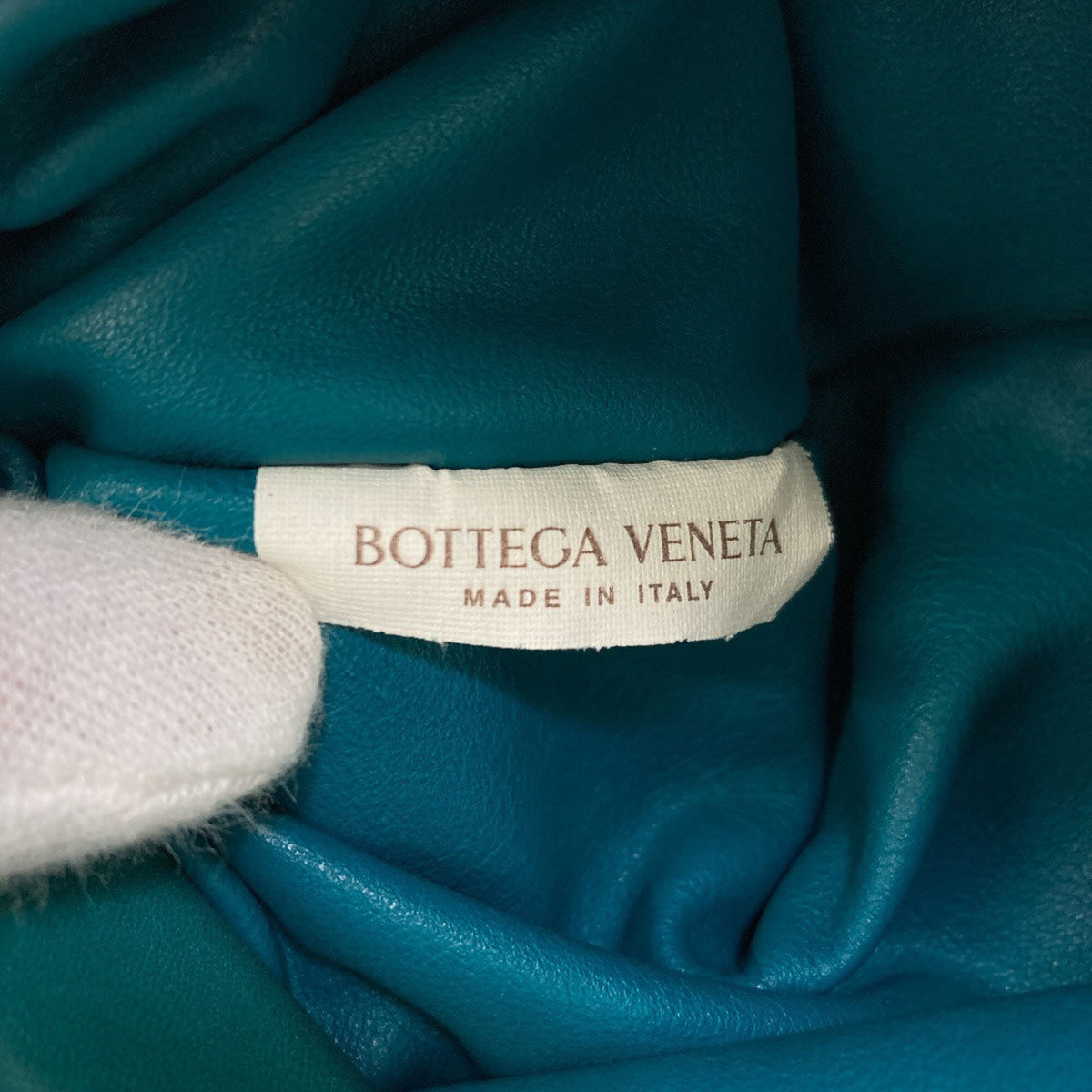 Bottega Veneta Green Leather Shoulder Bag (Pre-Owned)