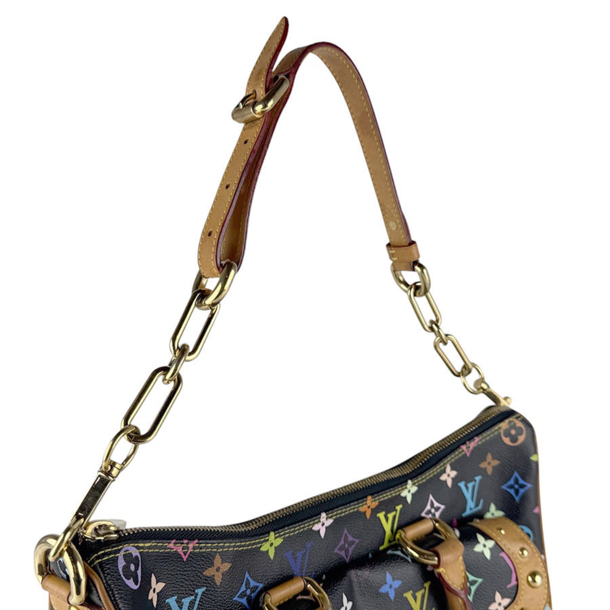 Louis Vuitton Multi-Color Noir Monogram Multicolore Handbag Shoulder Bag (Pre-Owned)