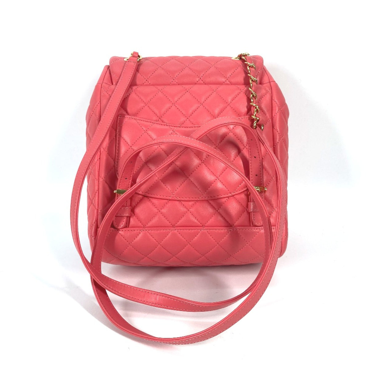 Chanel Pink Leather Backpack (Pre-Owned)