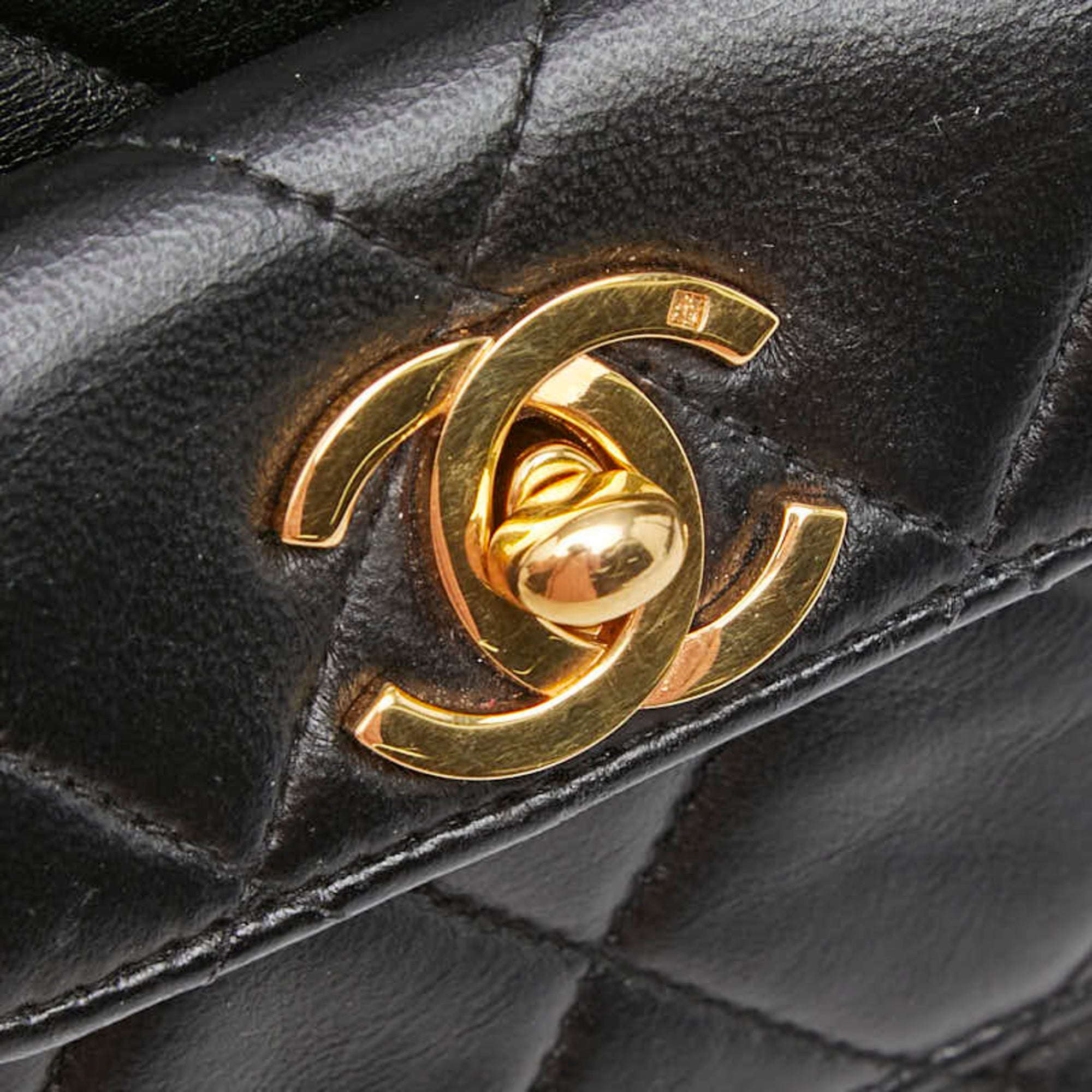 Chanel Black Leather Backpack (Pre-Owned)