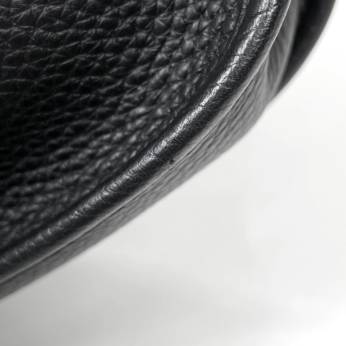 Hermes Black Taurillon Clemence Leather Shoulder Bag (Pre-Owned)