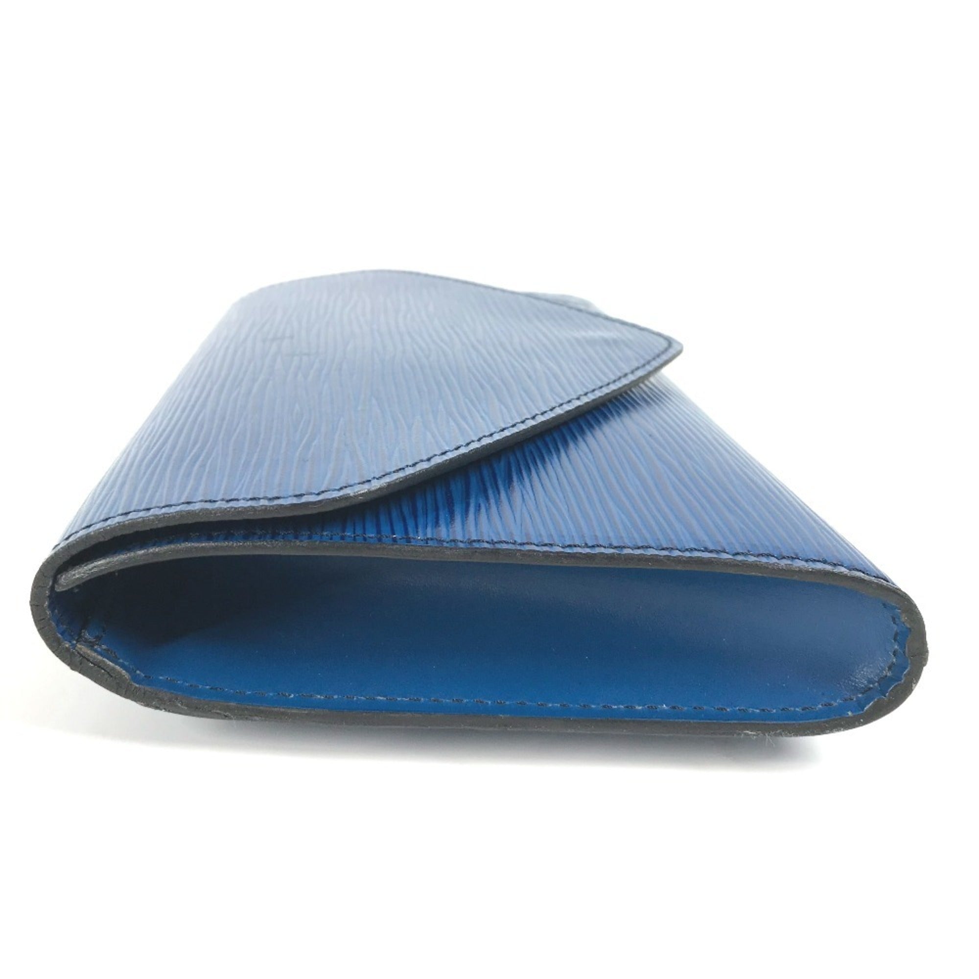 Louis Vuitton Blue Galle Toledo Blue Epi Leather Clutch Bag Pouch (Pre-Owned)