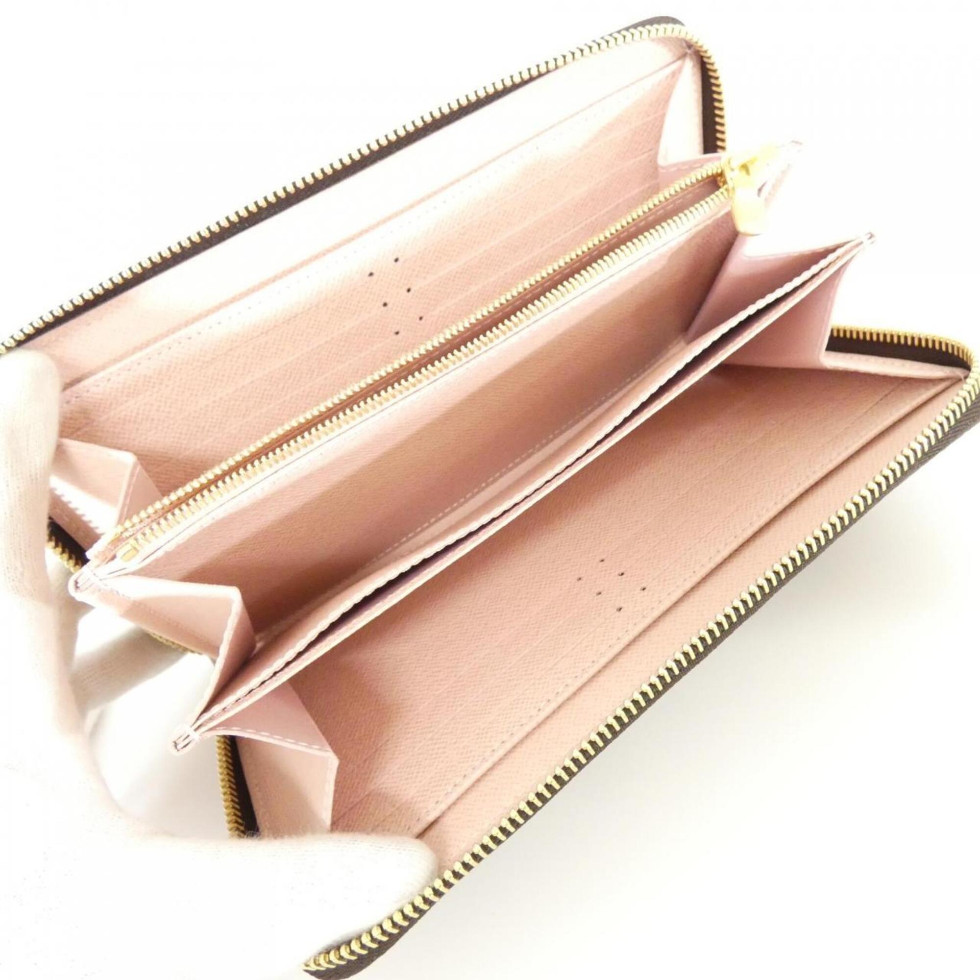 Louis Vuitton Monogram Marron Rose Ballerine Coated Canvas Long Wallet (Bi-Fold) (Pre-Owned)