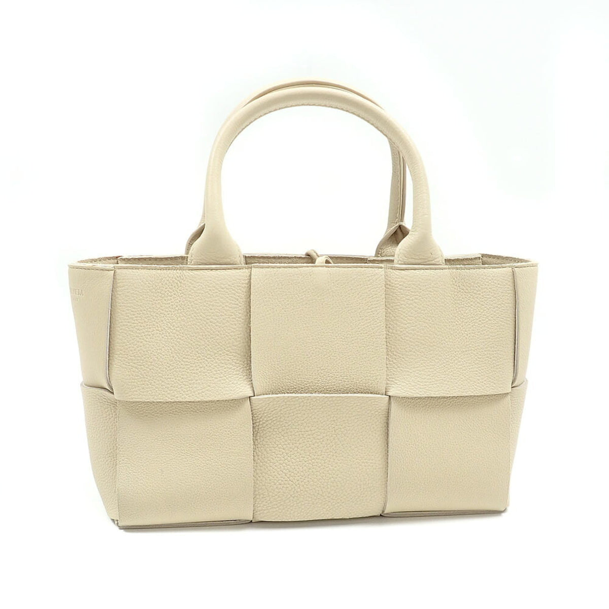 Bottega Veneta Beige Leather Handbag Pouch (Pre-Owned)
