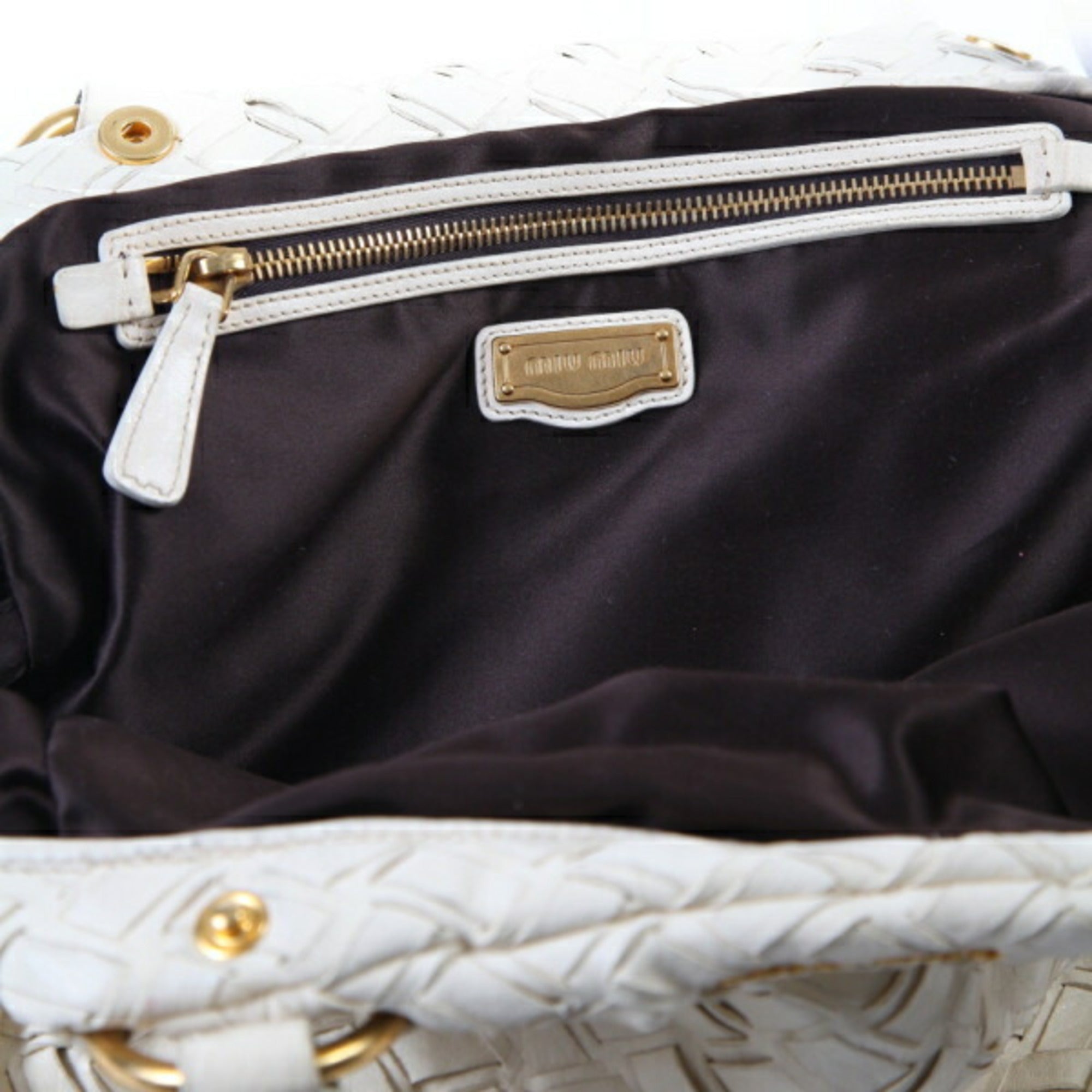 Miu Miu White Handbag (Pre-Owned)