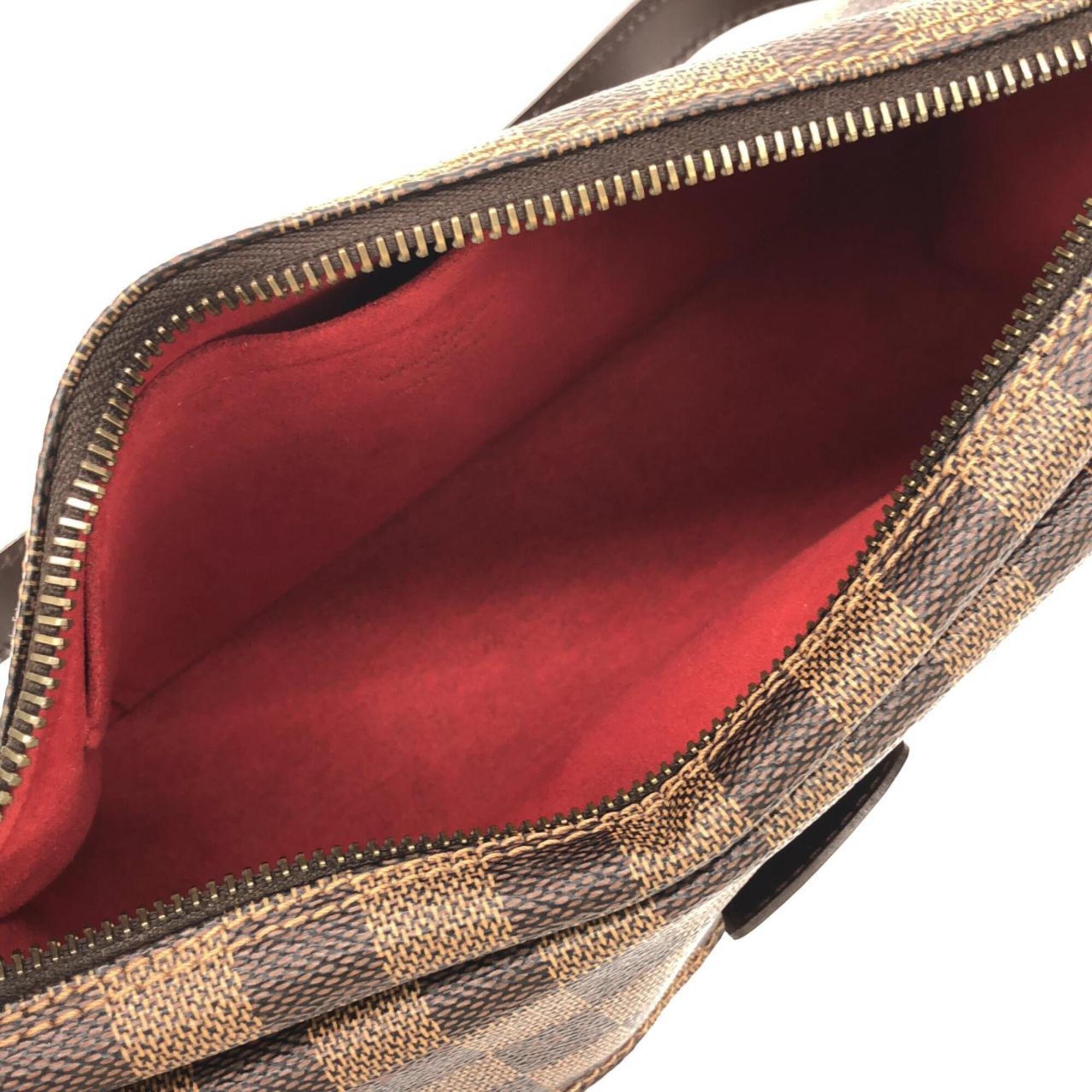 Louis Vuitton Ebene Coated Canvas Shoulder Bag (Pre-Owned)