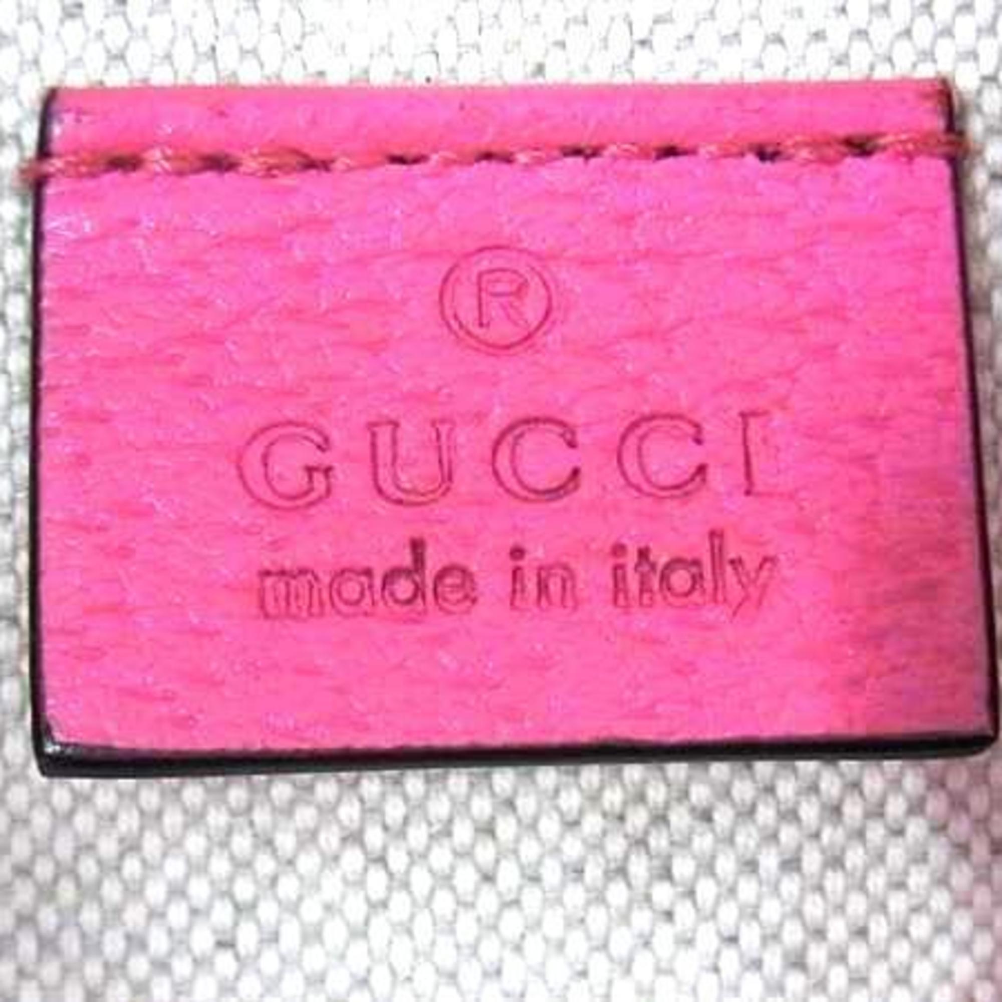 Gucci Pink Pvc Handbag Shoulder Bag Tote Bag (Pre-Owned)