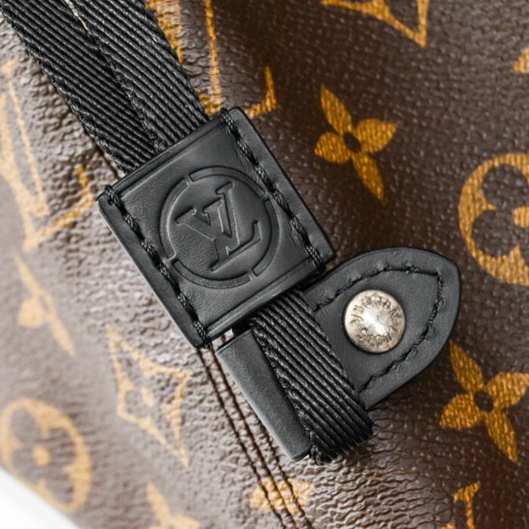 Louis Vuitton Brown Monogram Macassar Canvas Pouch Tote Bag (Pre-Owned)