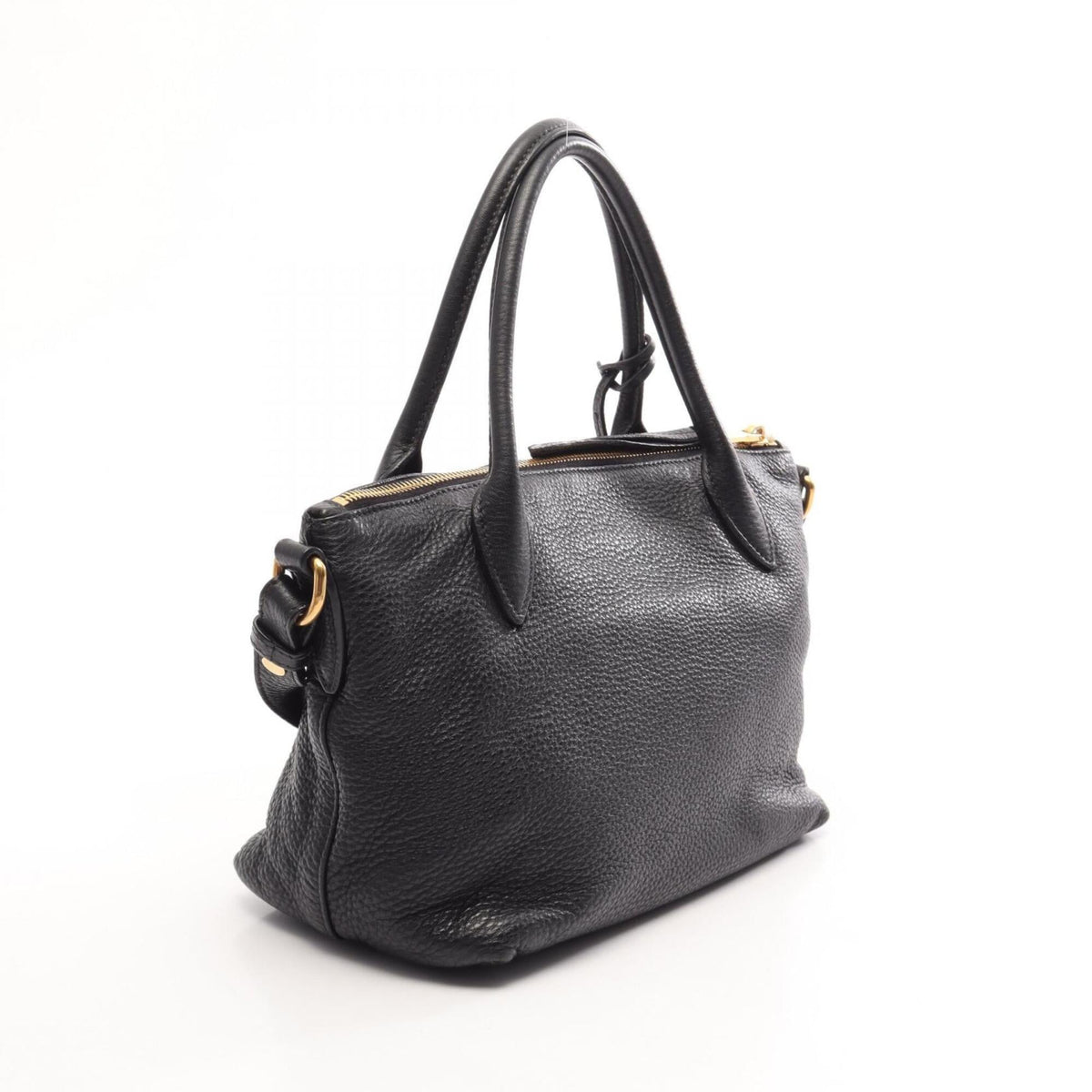 Prada Black Leather Handbag (Pre-Owned)