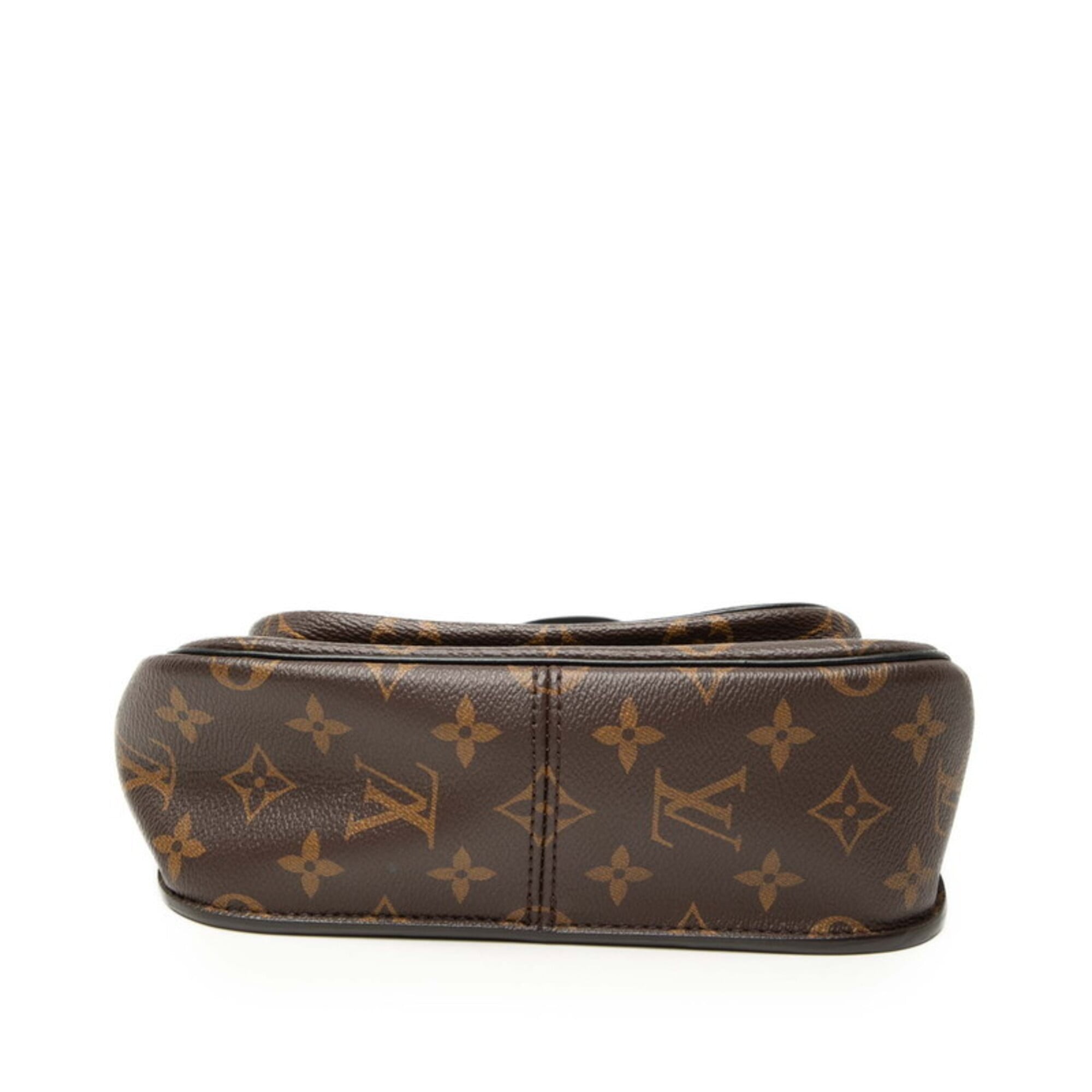 Louis Vuitton Brown Pvc Leather Shoulder Bag (Pre-Owned)