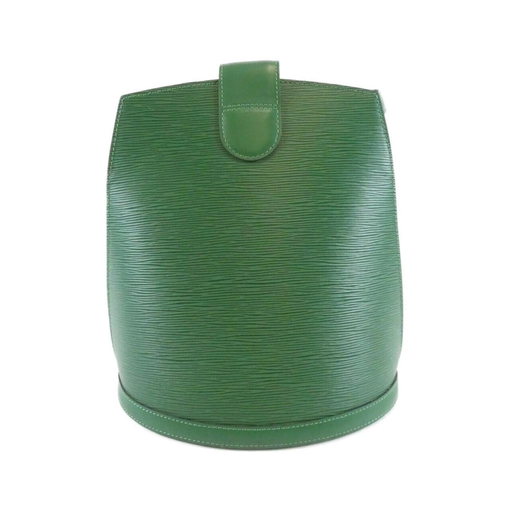 Louis Vuitton Green Leather Shoulder Bag (Pre-Owned)