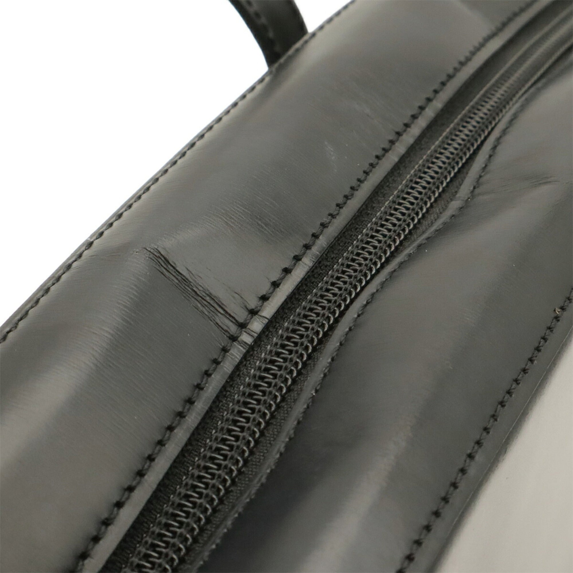 Cartier Black Leather Handbag Tote Bag (Pre-Owned)