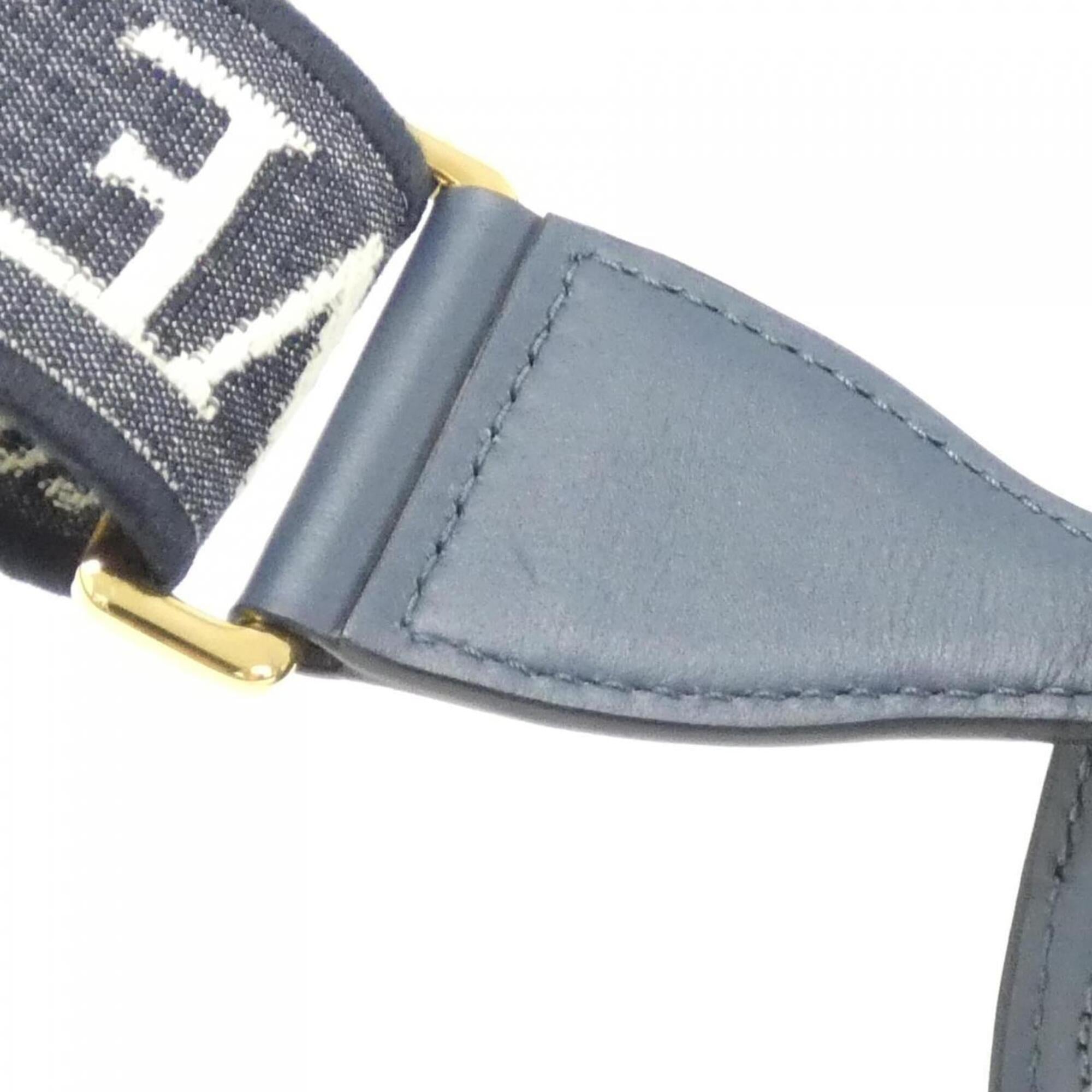 Loewe Blue Leather Shoulder Bag (Pre-Owned)
