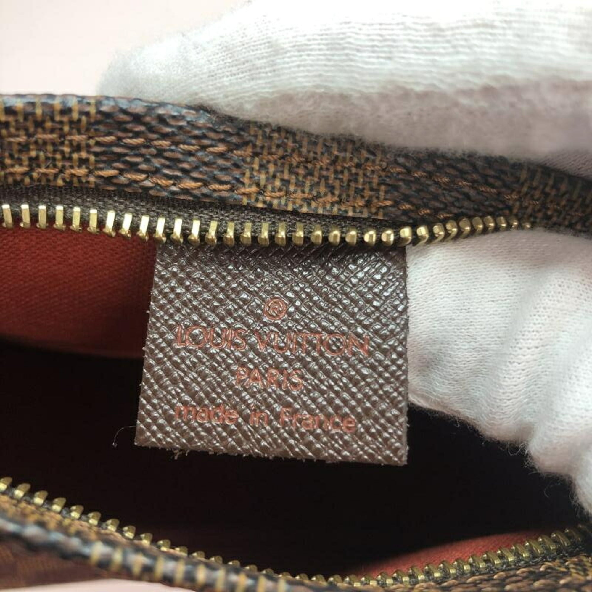 Louis Vuitton Brown Damier Canvas Pouch (Pre-Owned)