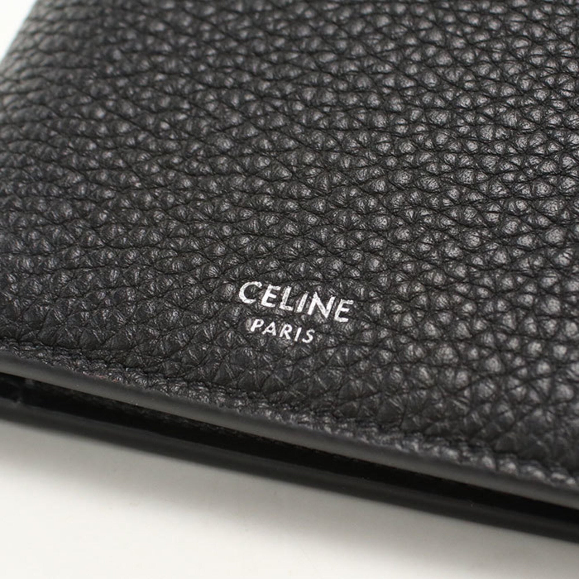Celine Black Leather Wallet (Bi-Fold) (Pre-Owned)