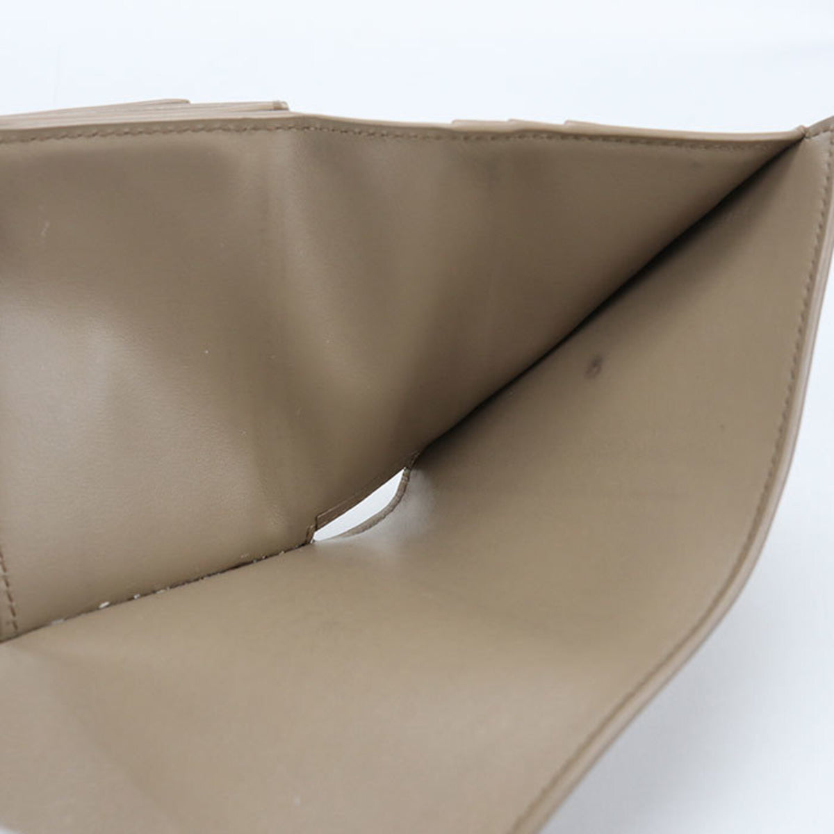 Celine Beige Leather Wallet (Tri-Fold) (Pre-Owned)